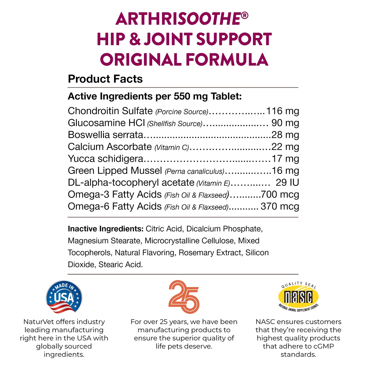 ArthriSoothe® Hip & Joint Formula Tablets