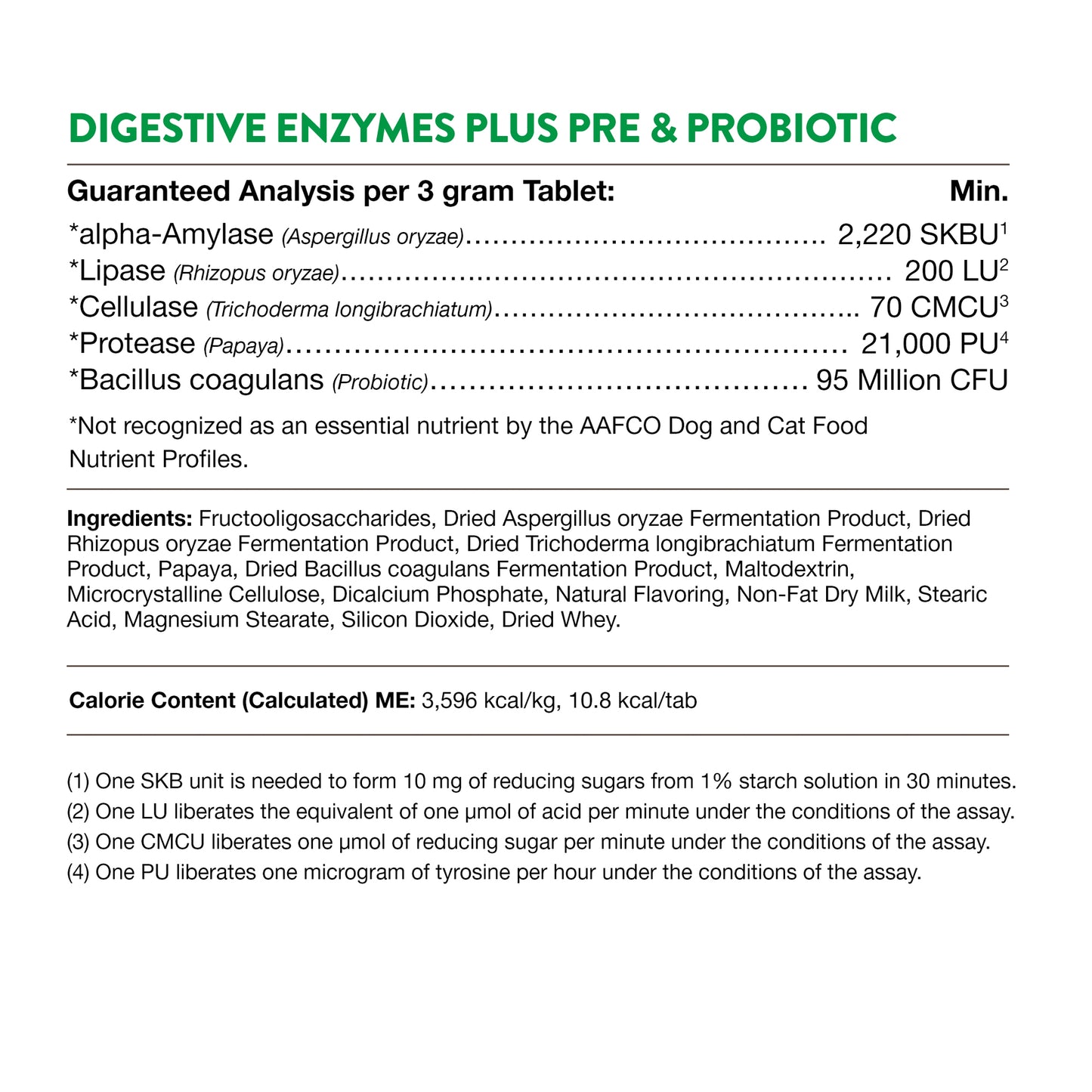 Digestive Enzymes Chewable Tablets with Prebiotics & Probiotics