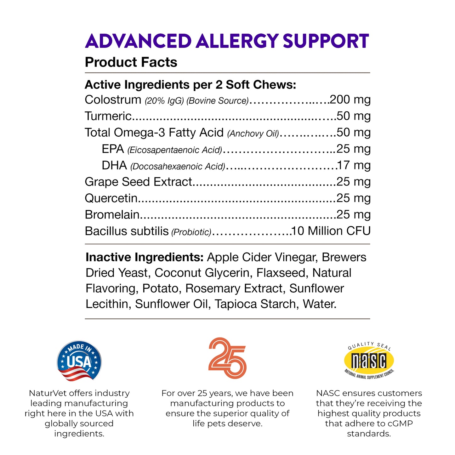 Evolutions - Advanced Allergy Support Soft Chews