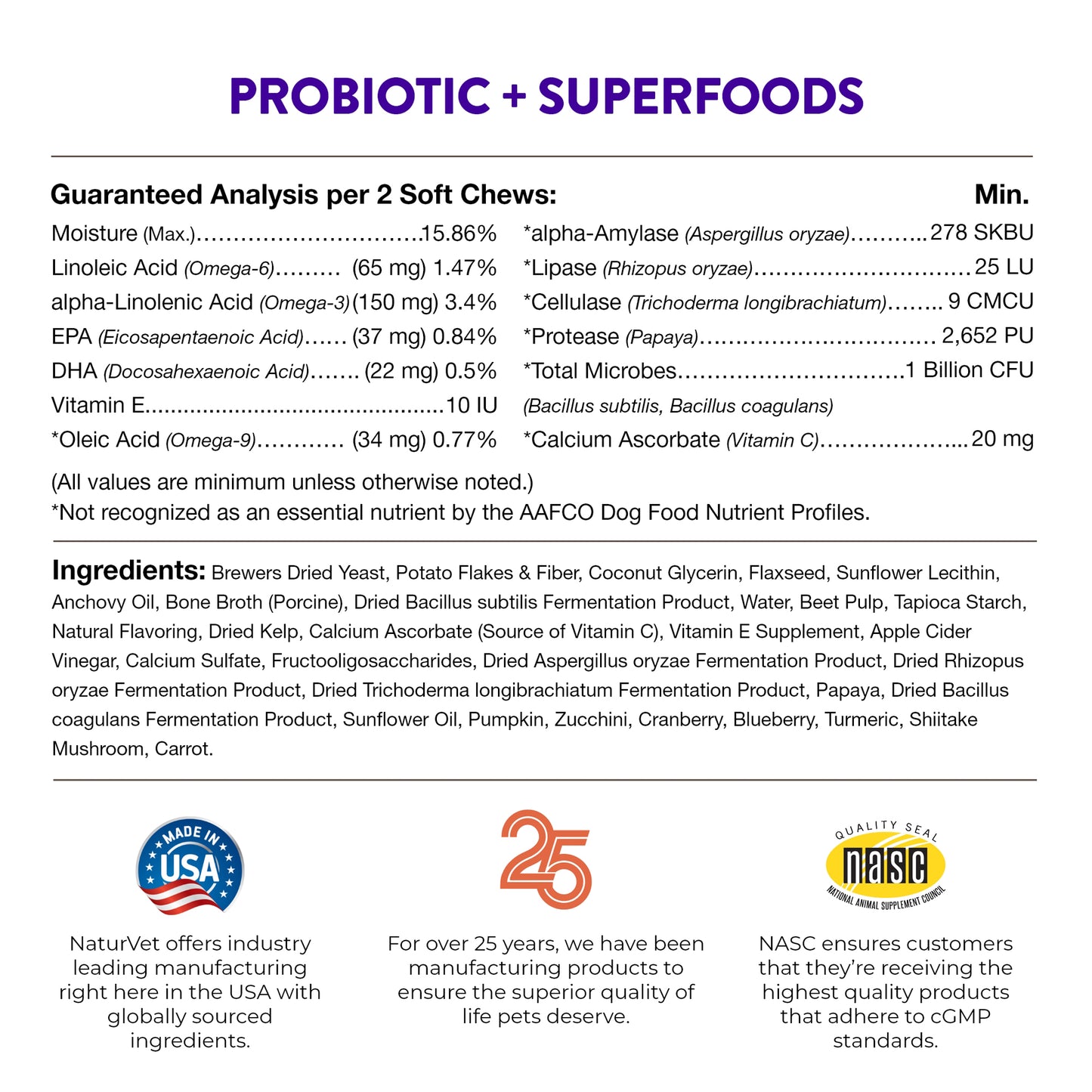 Evolutions - Probiotic + Superfoods Soft Chews