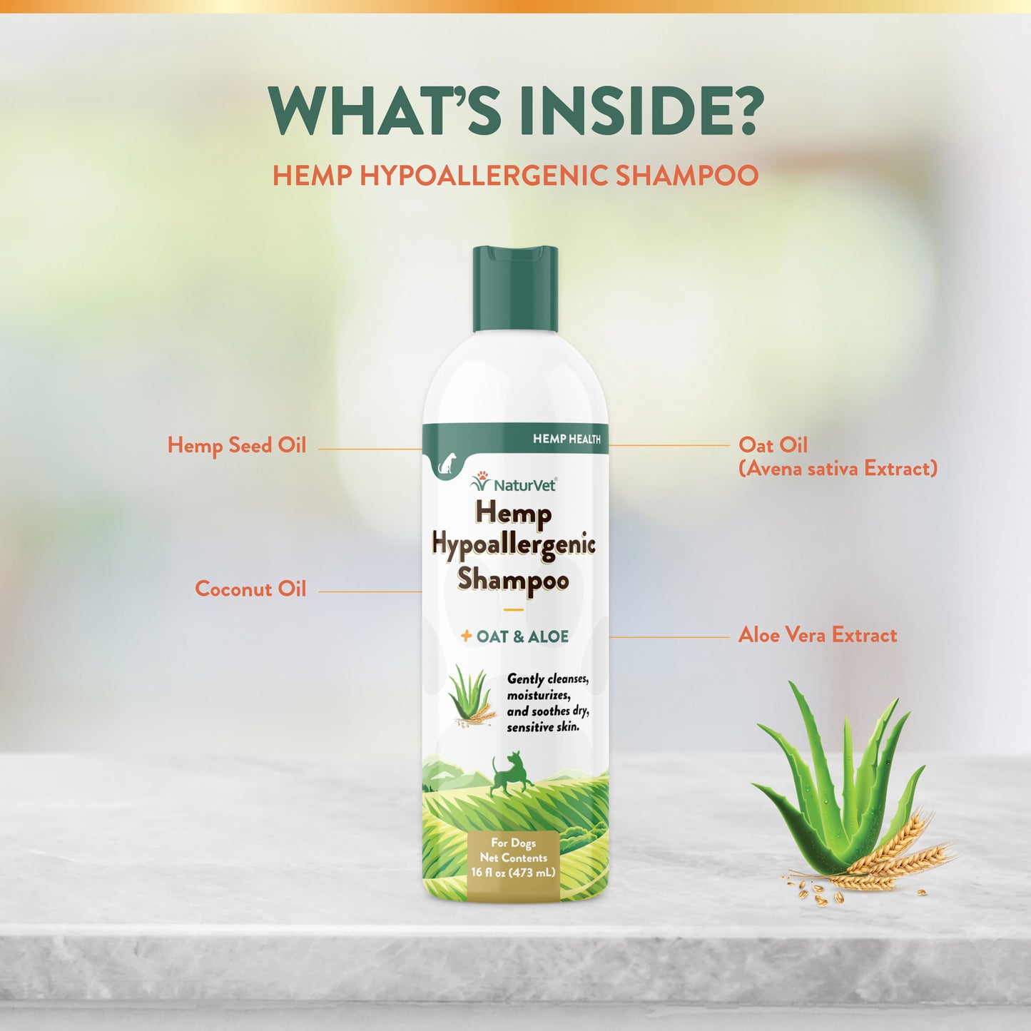 Hemp Shampoo - Hypoallergenic