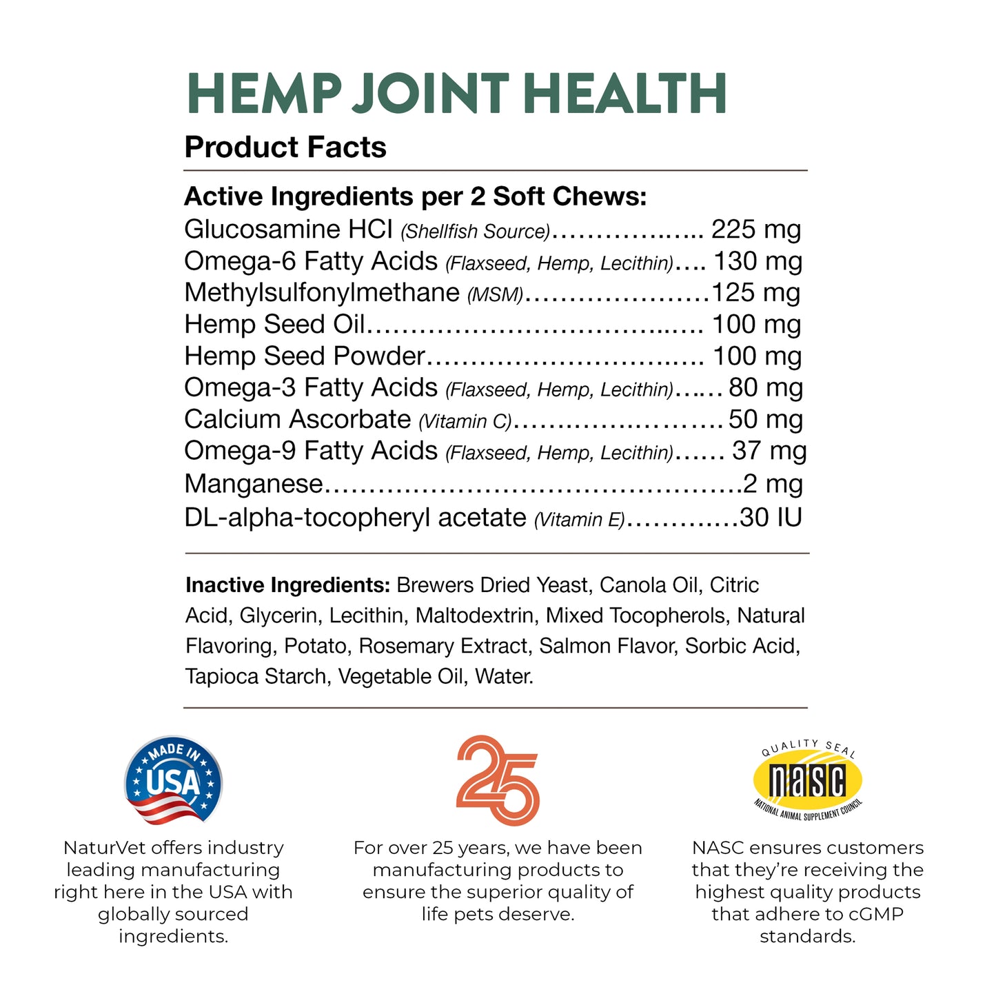 Hemp Joint Health Cat Soft Chews