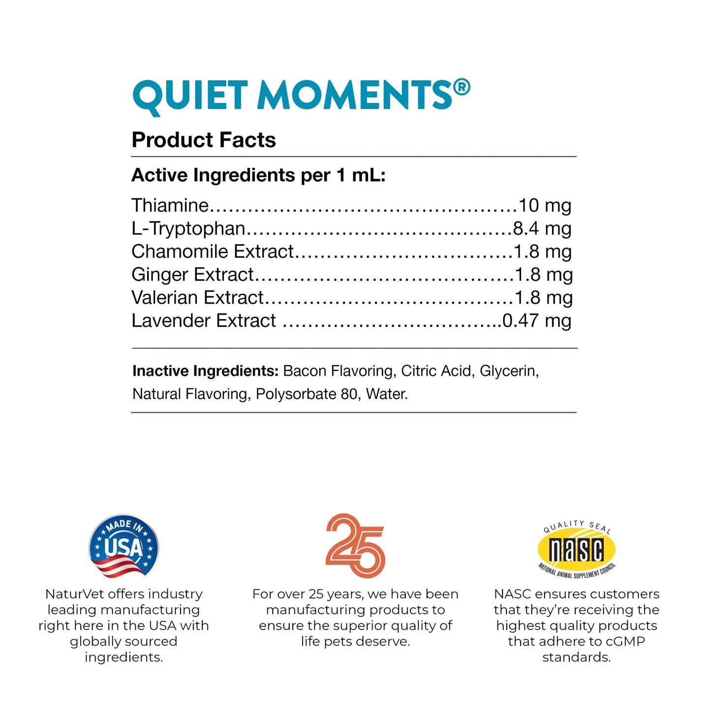 Quiet Moments® Calming Drops Calming Aid 2 fl oz