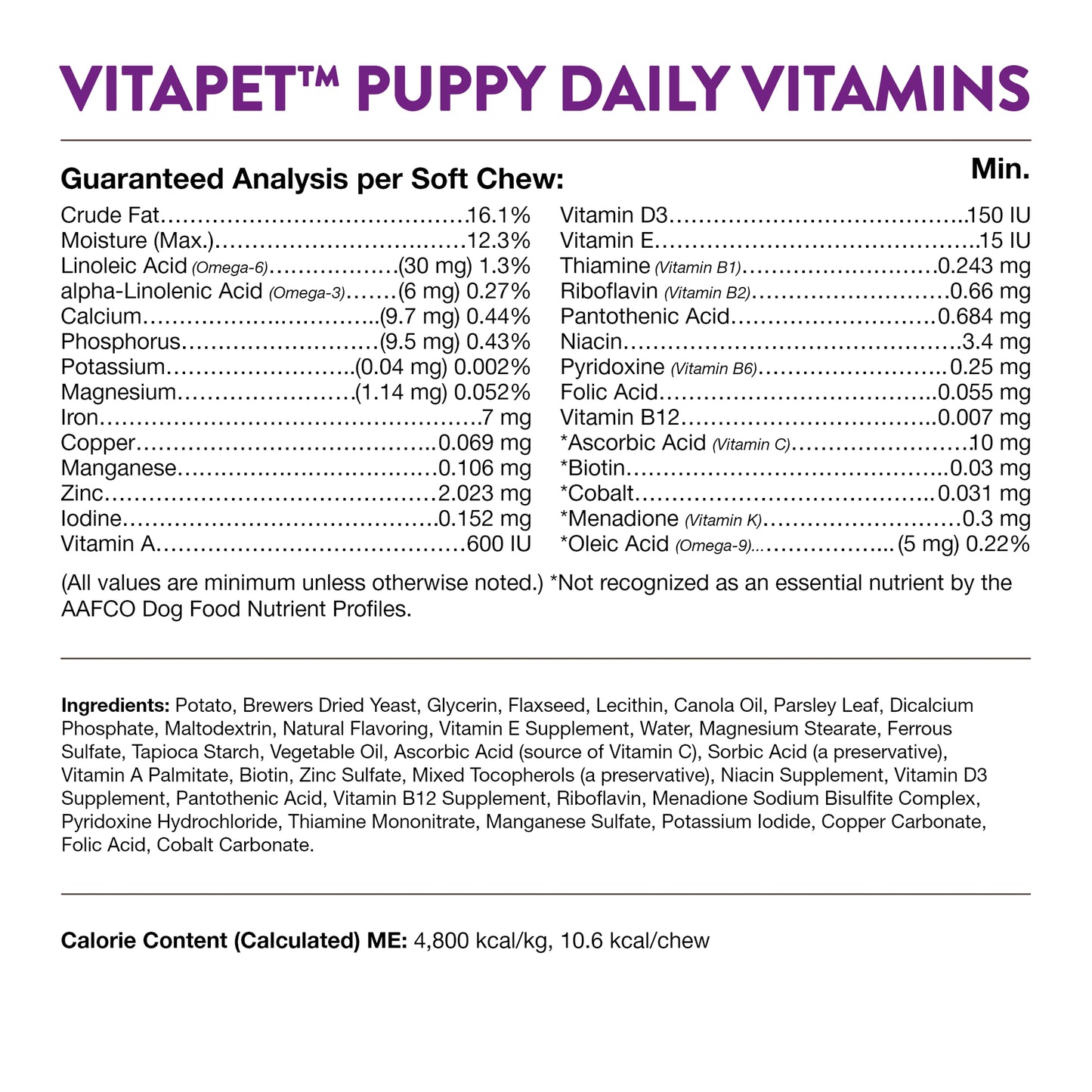 VitaPet™ Puppy Daily Vitamins Soft Chews