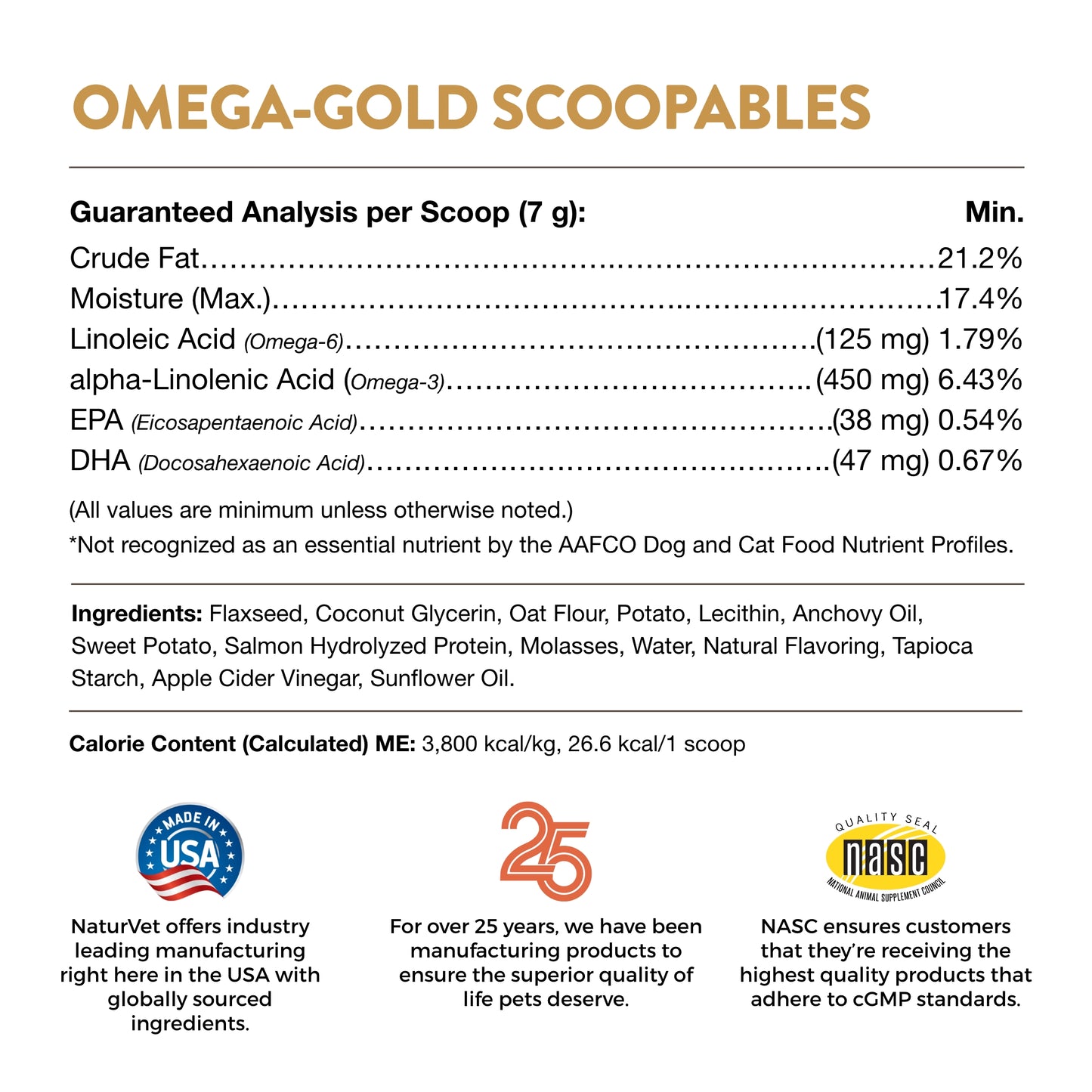 Scoopables Omega-Gold Essential Fatty Acids