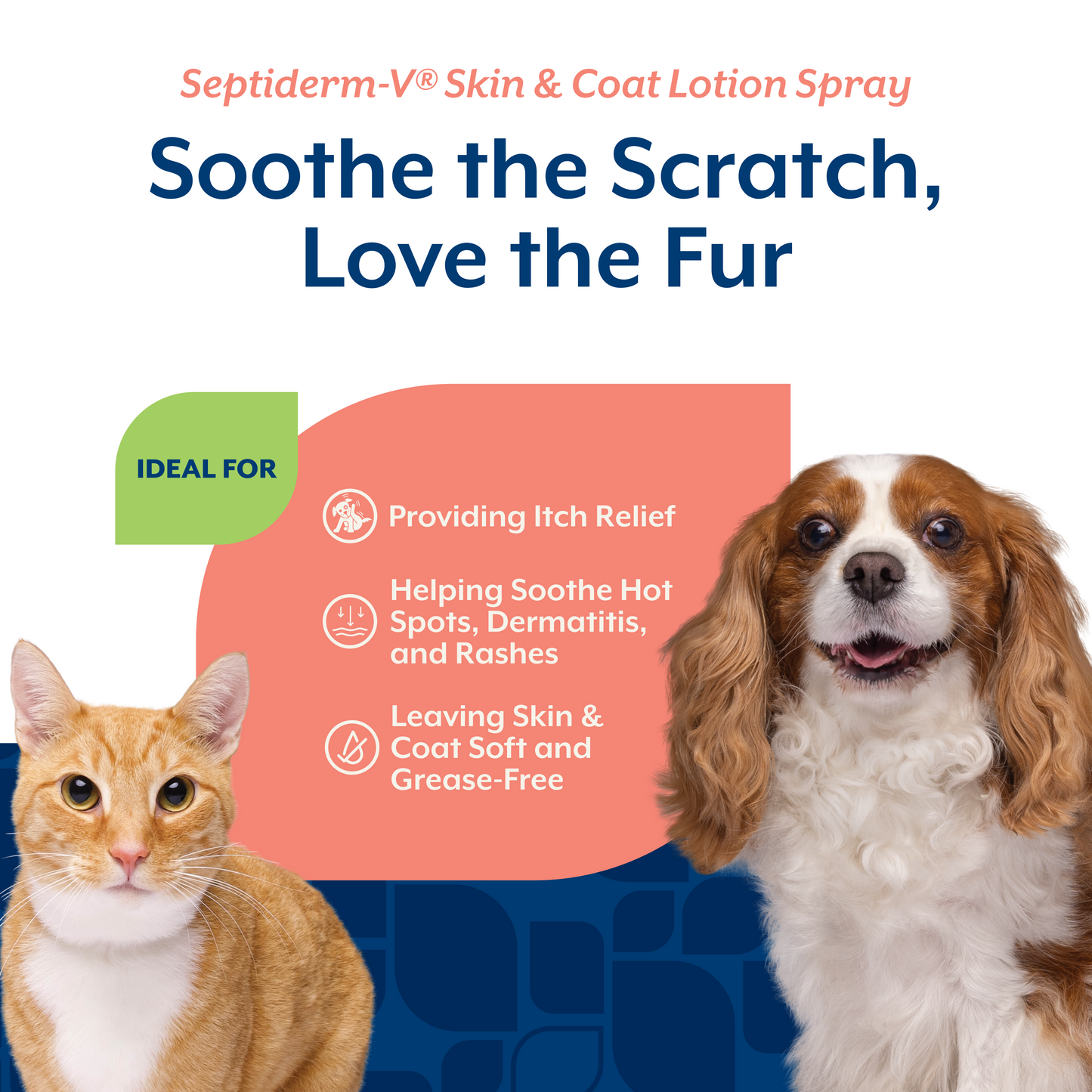 Septiderm-V® Skin Care Lotion Spray for Dogs and Cats