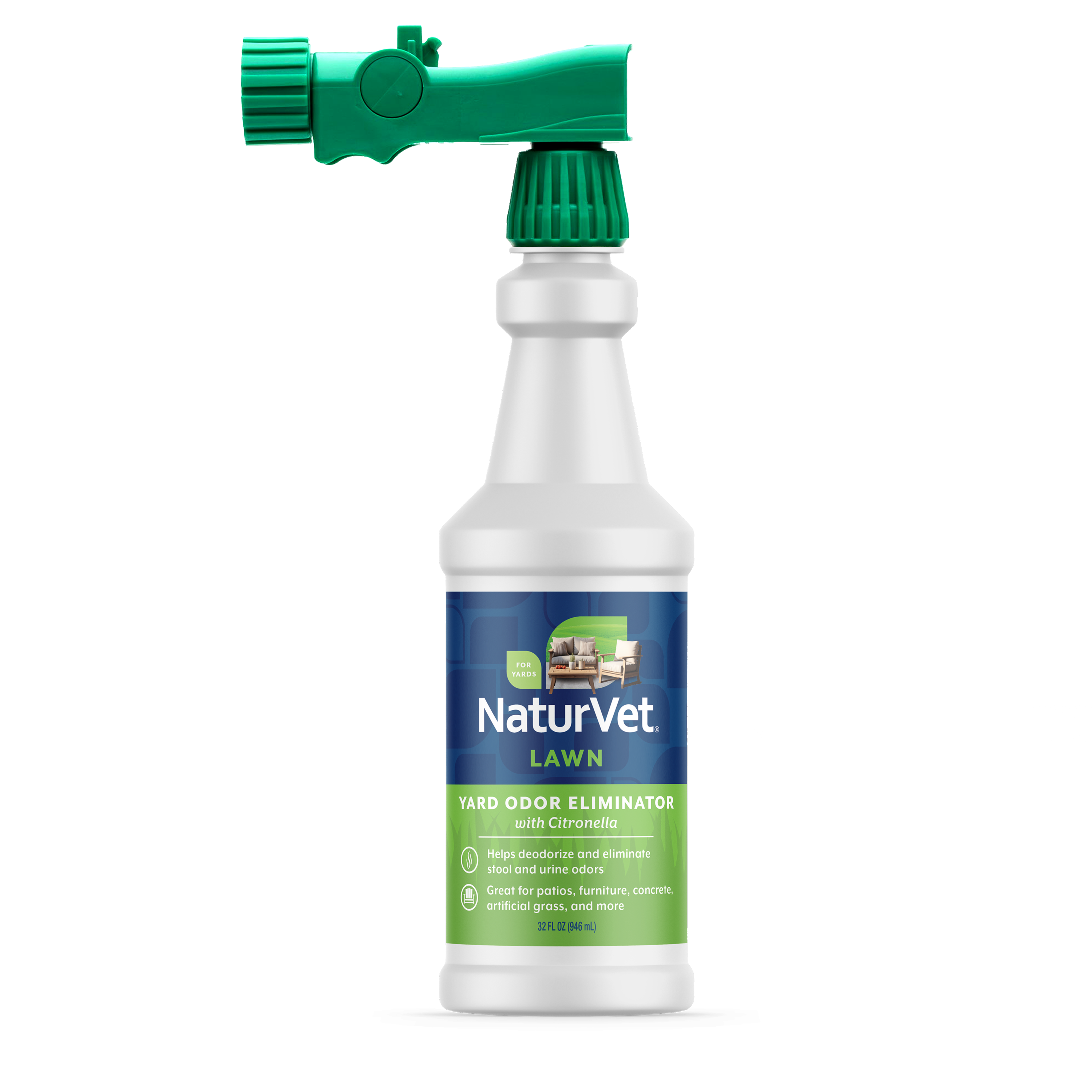 eliminator garden sprayer NaturVet Yard Odor Eliminator Plus Citronella Spray -- 32 fl oz