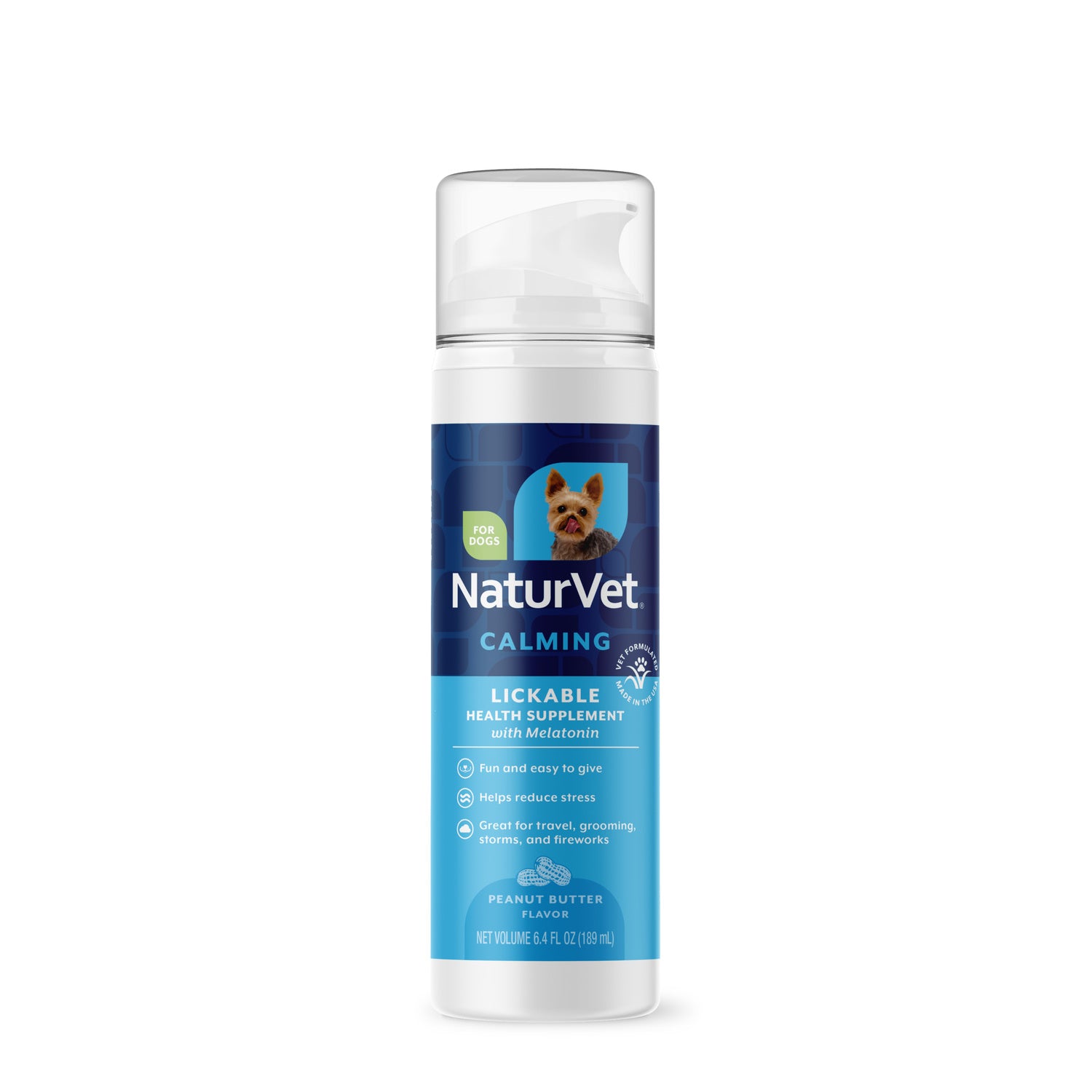 NaturVet Lickable Calming Health Supplement Liquid