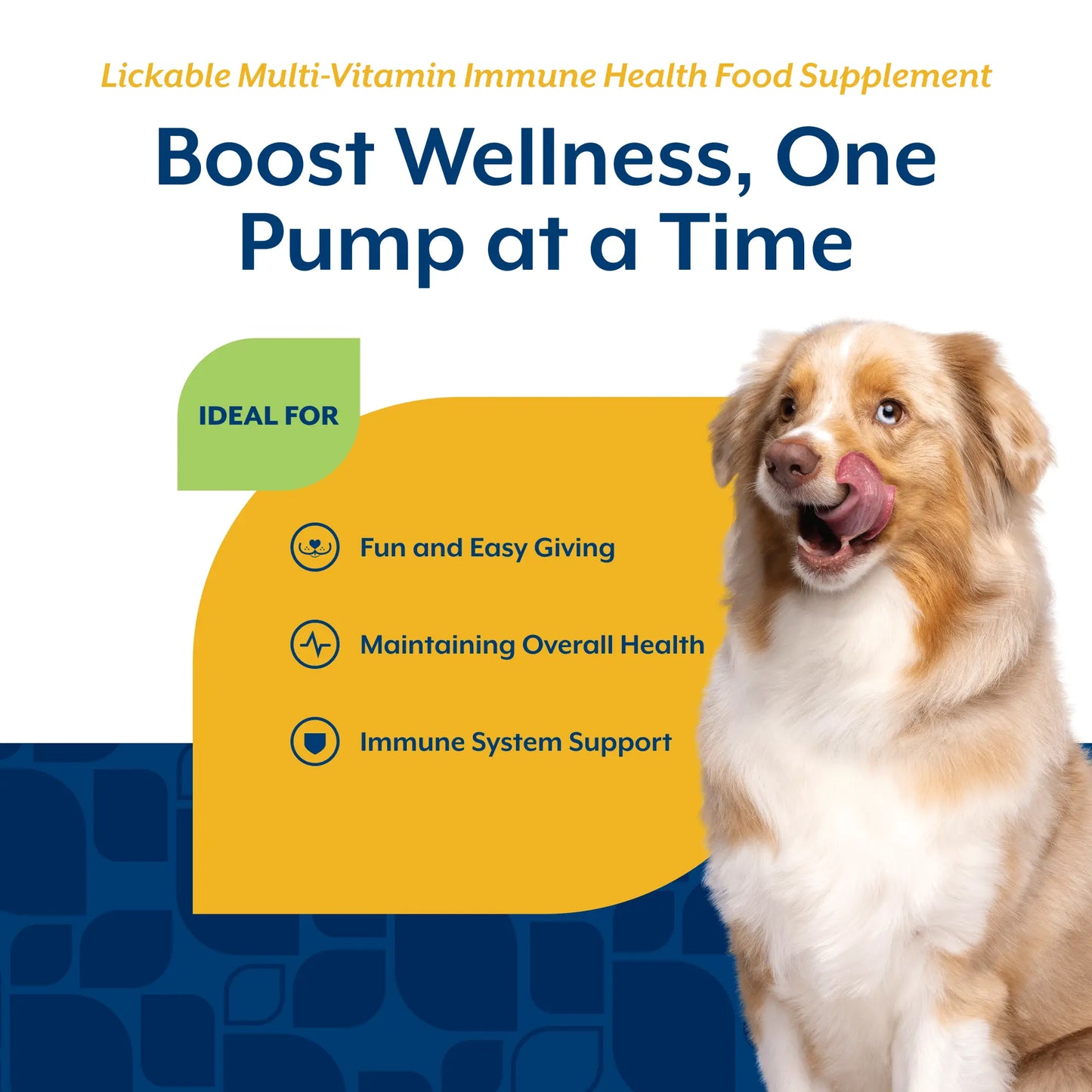 Lickable Multi-Vitamin Immunity Food Supplement