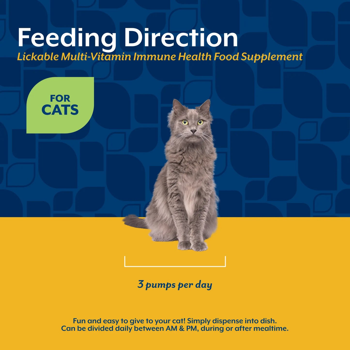 Lickable Multi-Vitamin Immunity Food Supplement for Cats
