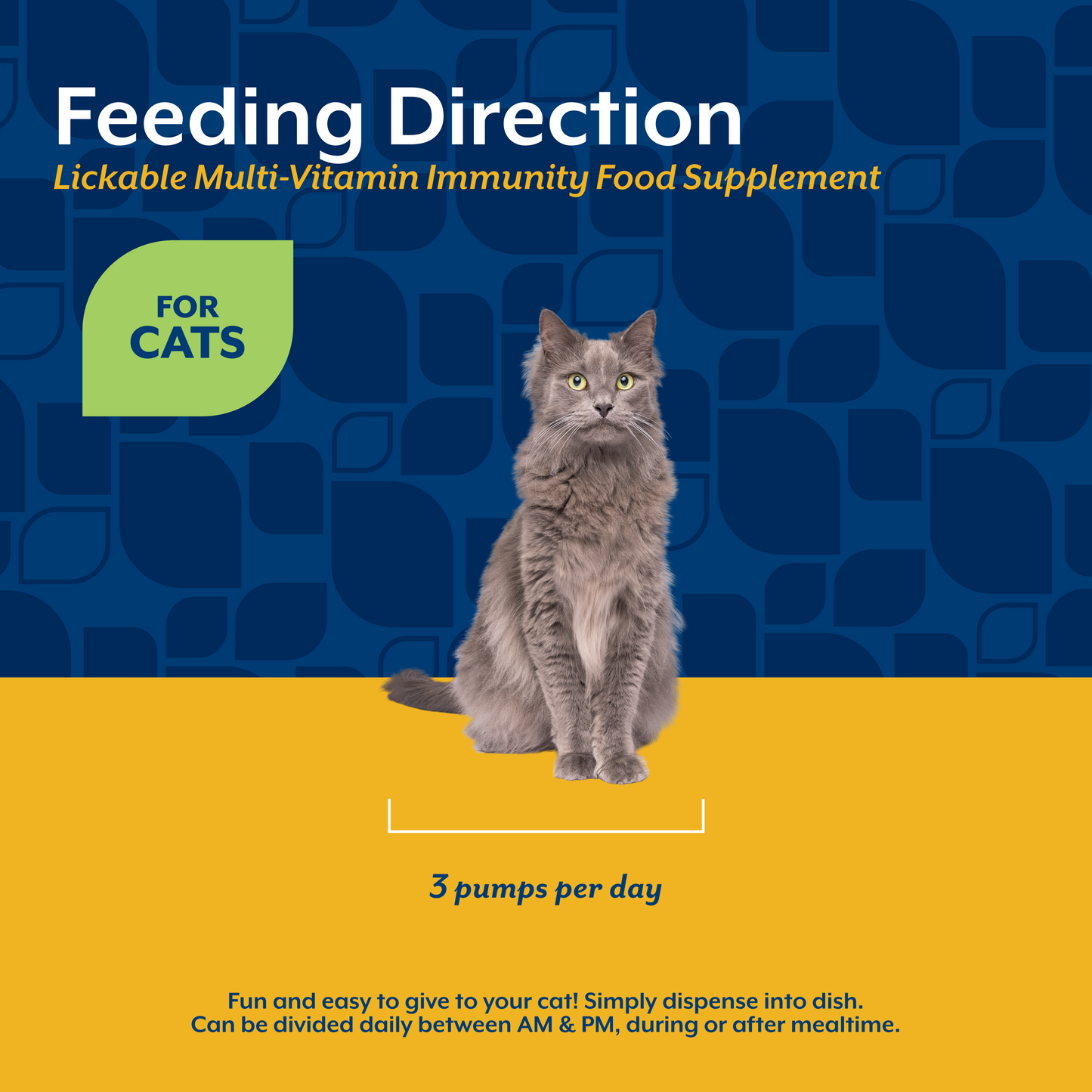 Lickable Multi-Vitamin Immunity Food Supplement for Cats