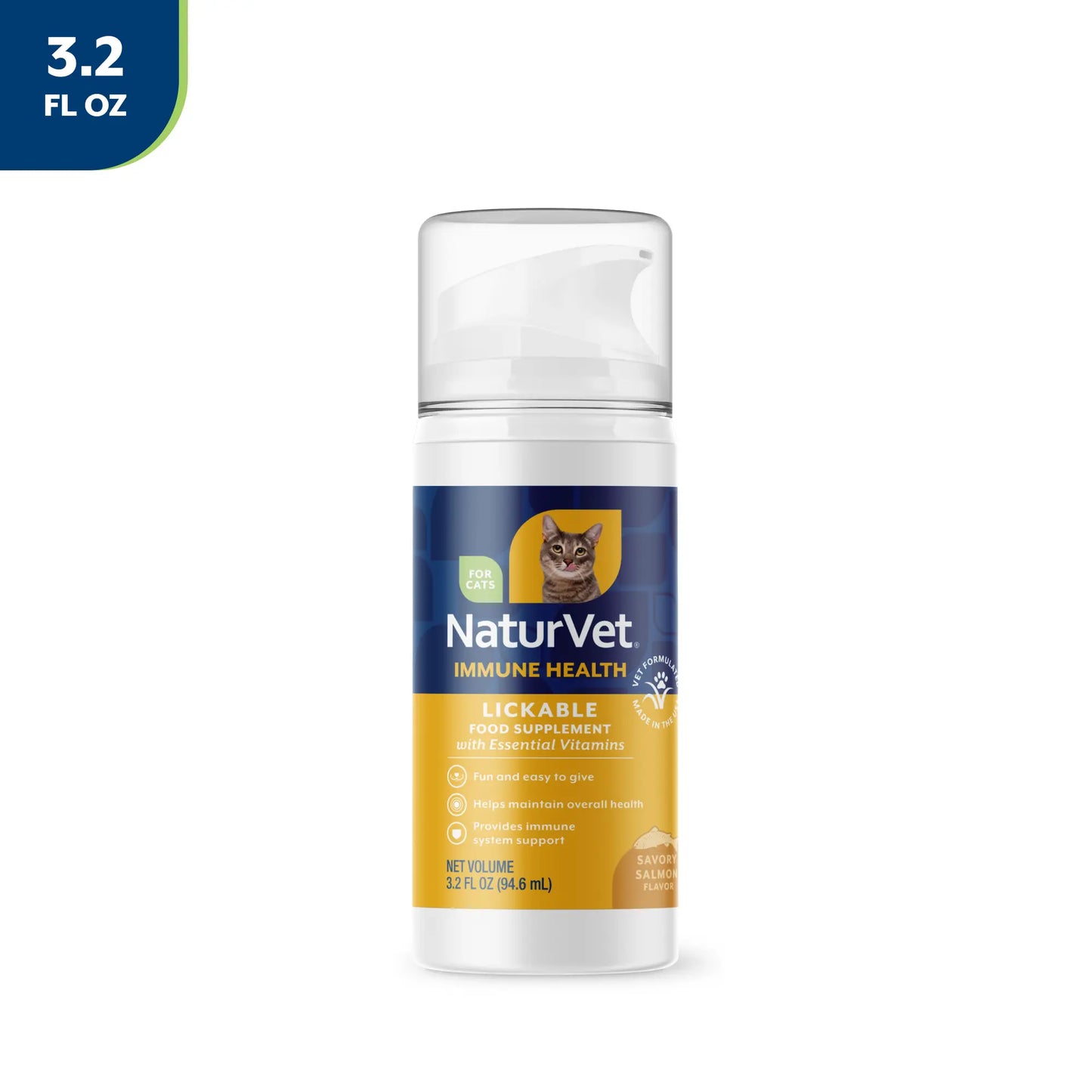 Lickable Multi-Vitamin Immunity Food Supplement for Cats