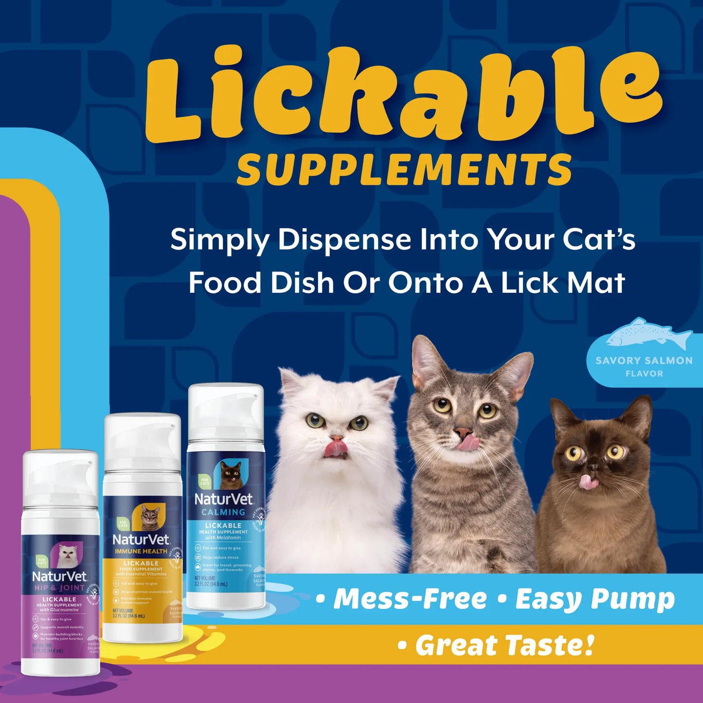 Lickable Multi-Vitamin Immunity Food Supplement for Cats