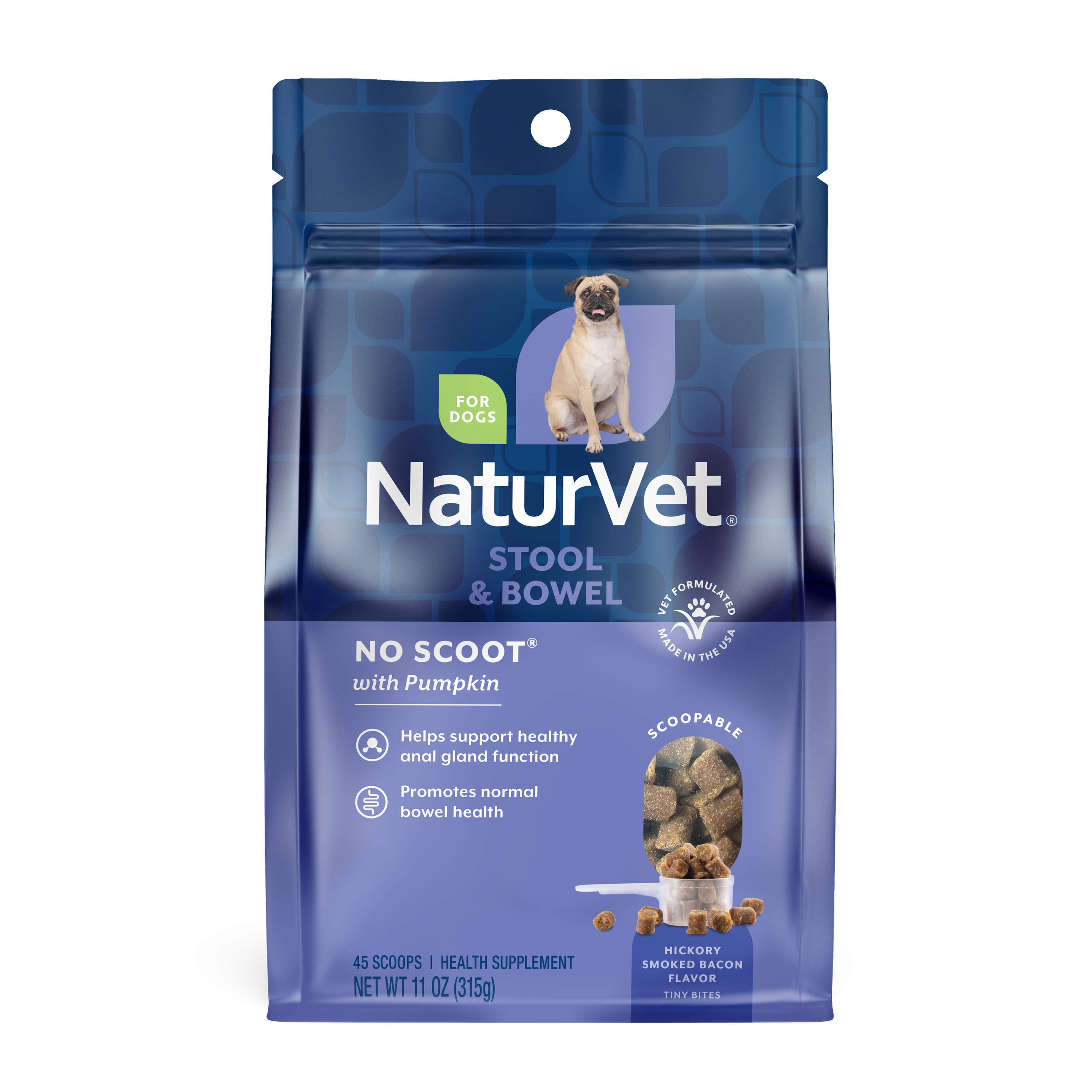 NaturVet No Scoot Scoopable Tiny Bites Supplement