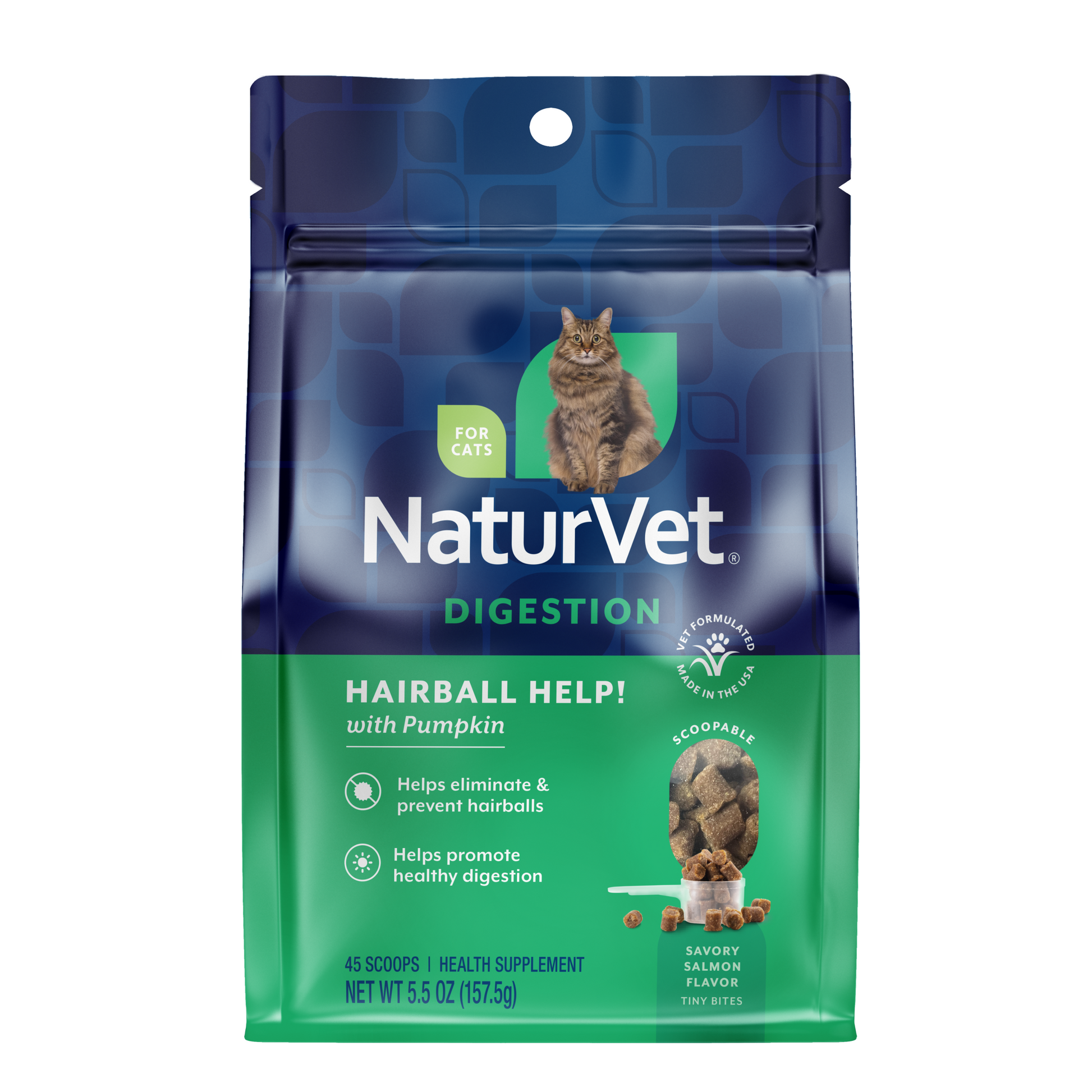 NaturVet Hairball Help Scoopable Tiny Bites Supplement