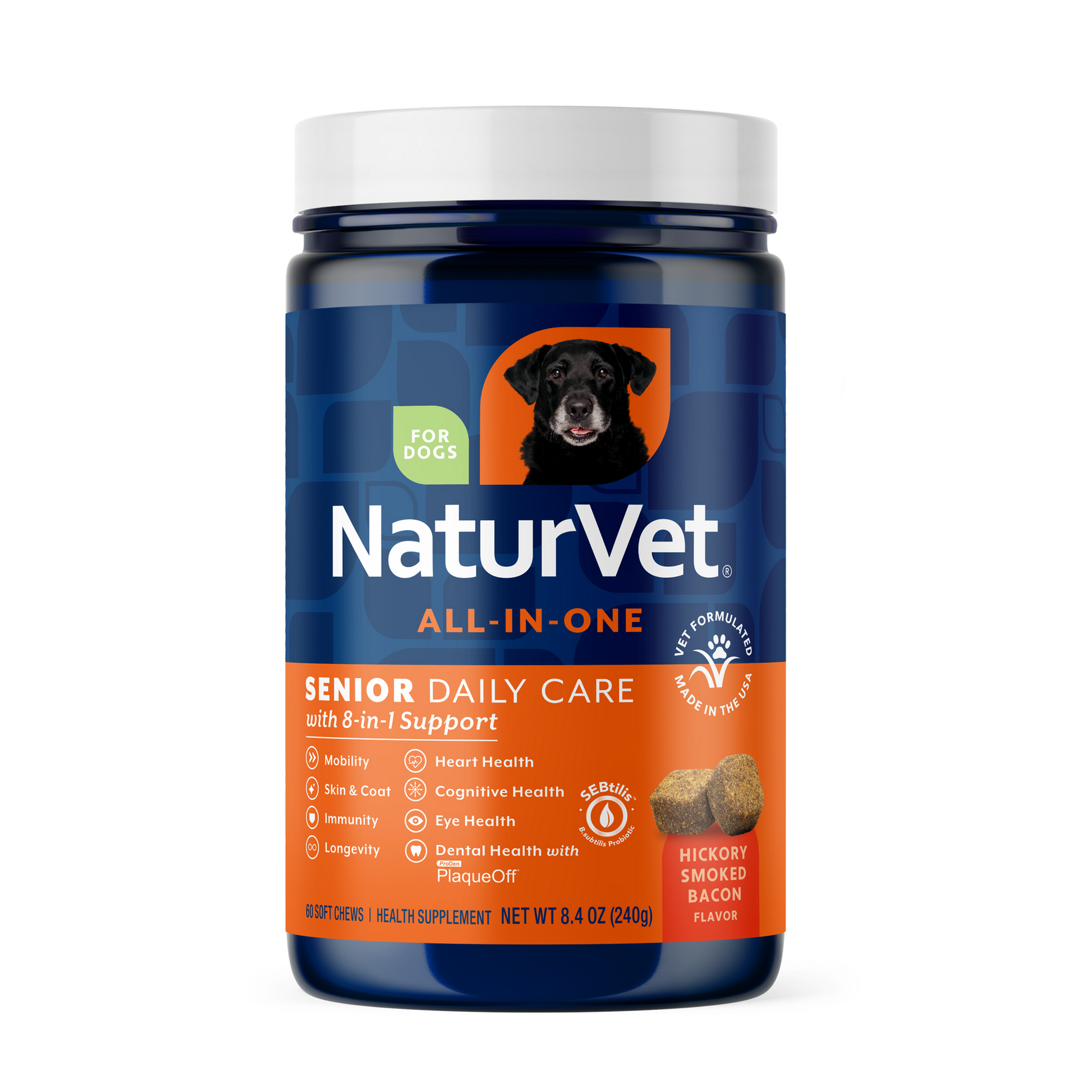 NaturVet Senior Daily Care Soft Chews Supplement