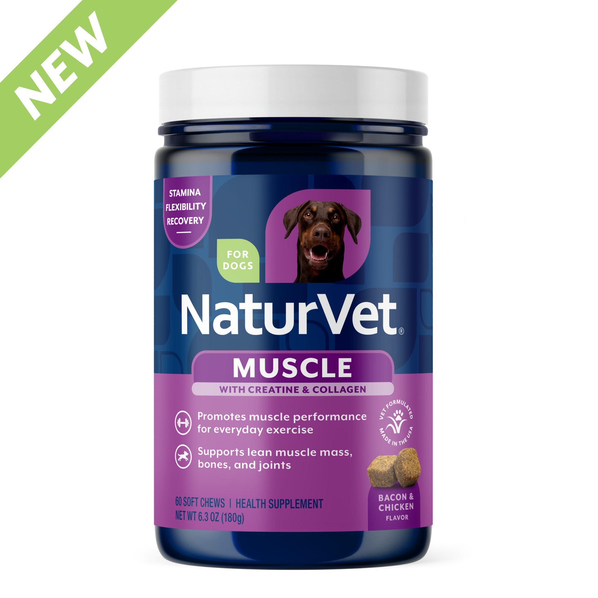 NaturVet Muscle Targeted Care Soft Chew Supplement