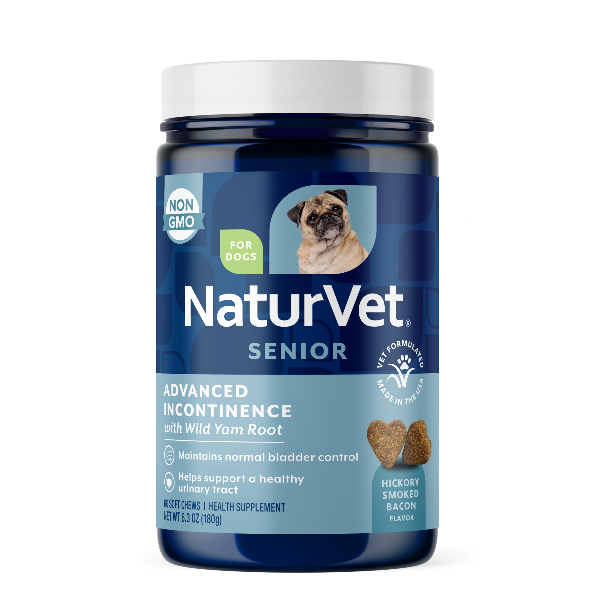 NaturVet Advanced Incontinence Senior Soft Chews Supplement