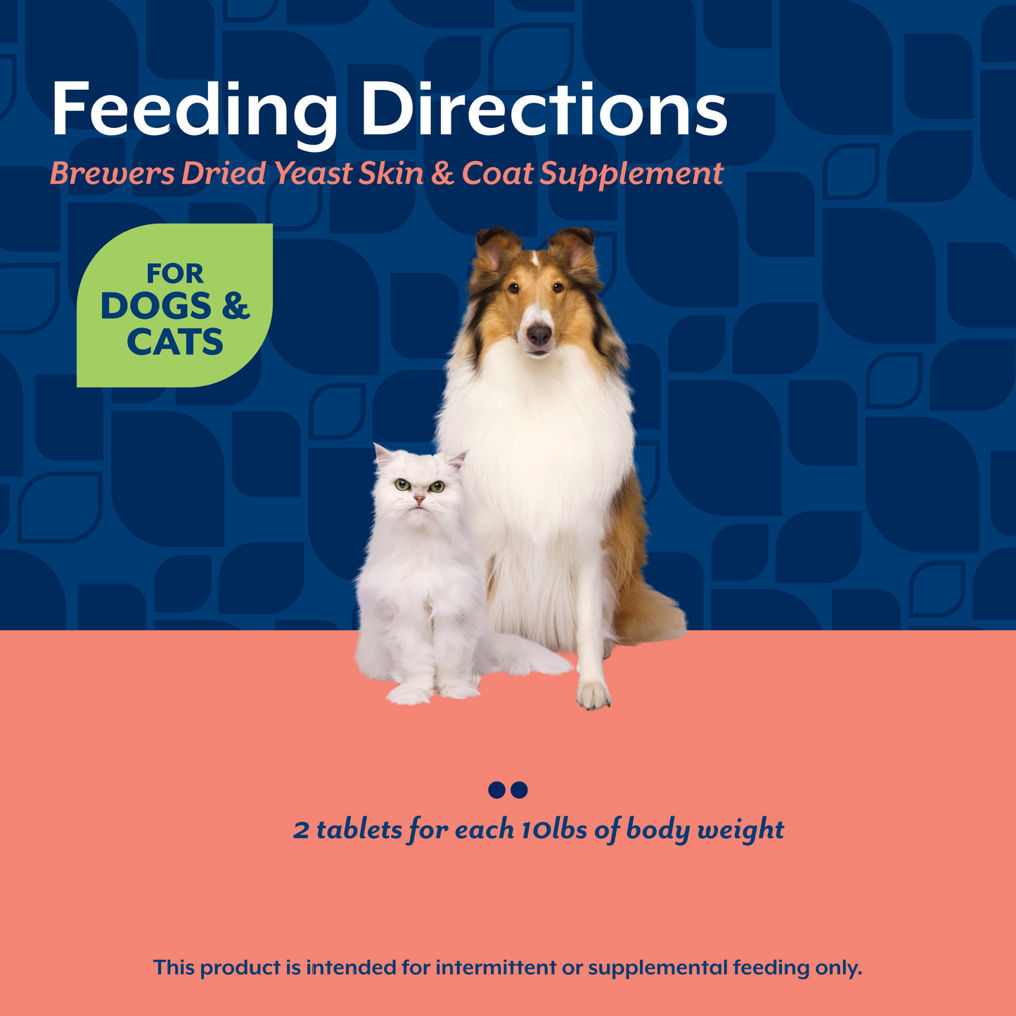 Brewers Dried Yeast with Vitamins Tablets for Dogs and Cats