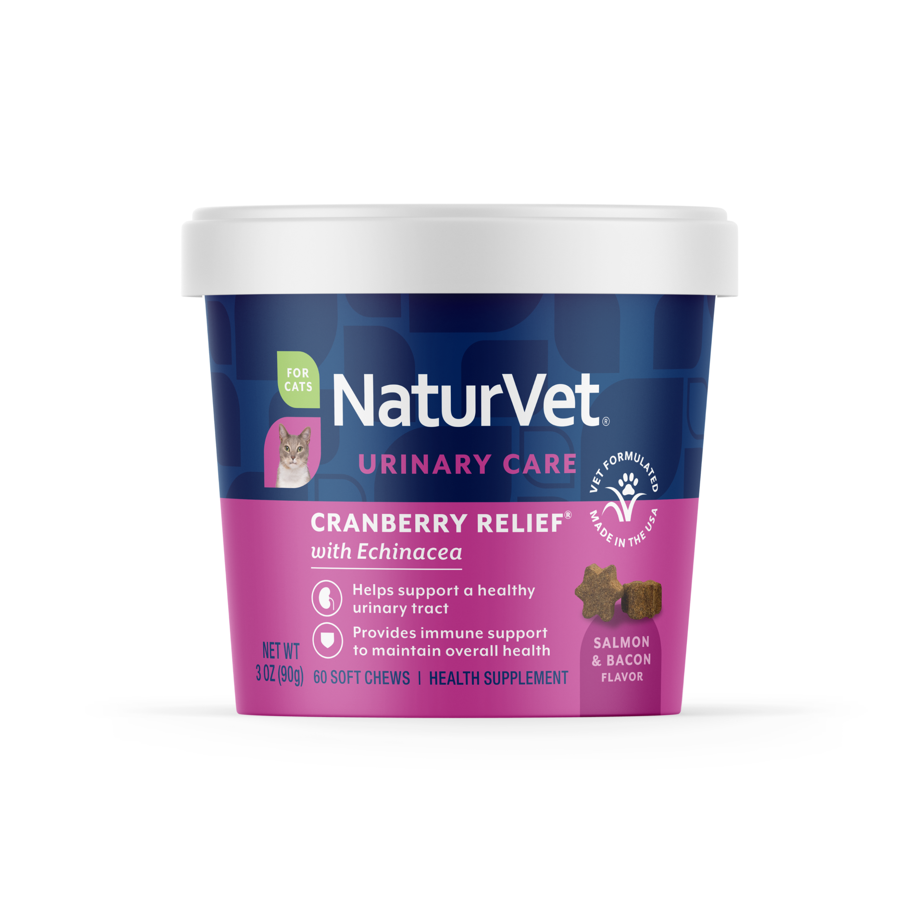 NaturVet Cranberry Relief Soft Chews Supplement for Cats