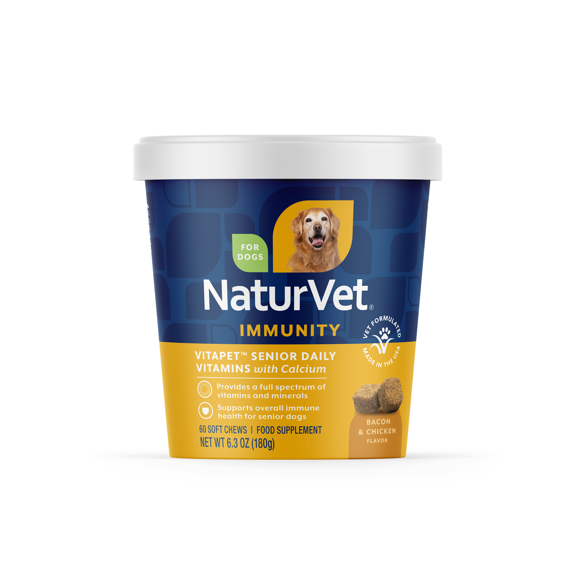 NaturVet Vitapet Senior Daily Vitamin Soft Chews