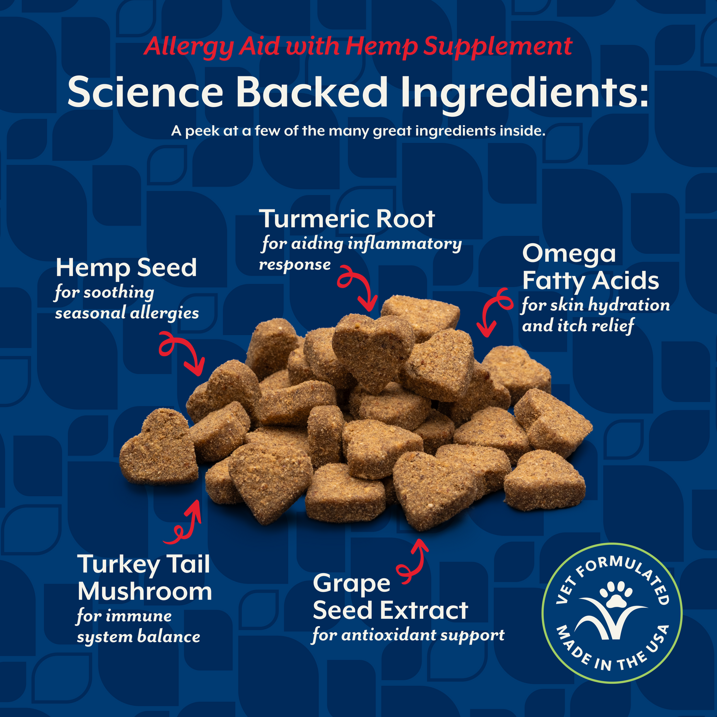 Allergy Aid with Hemp Seed Soft Chews for Cats