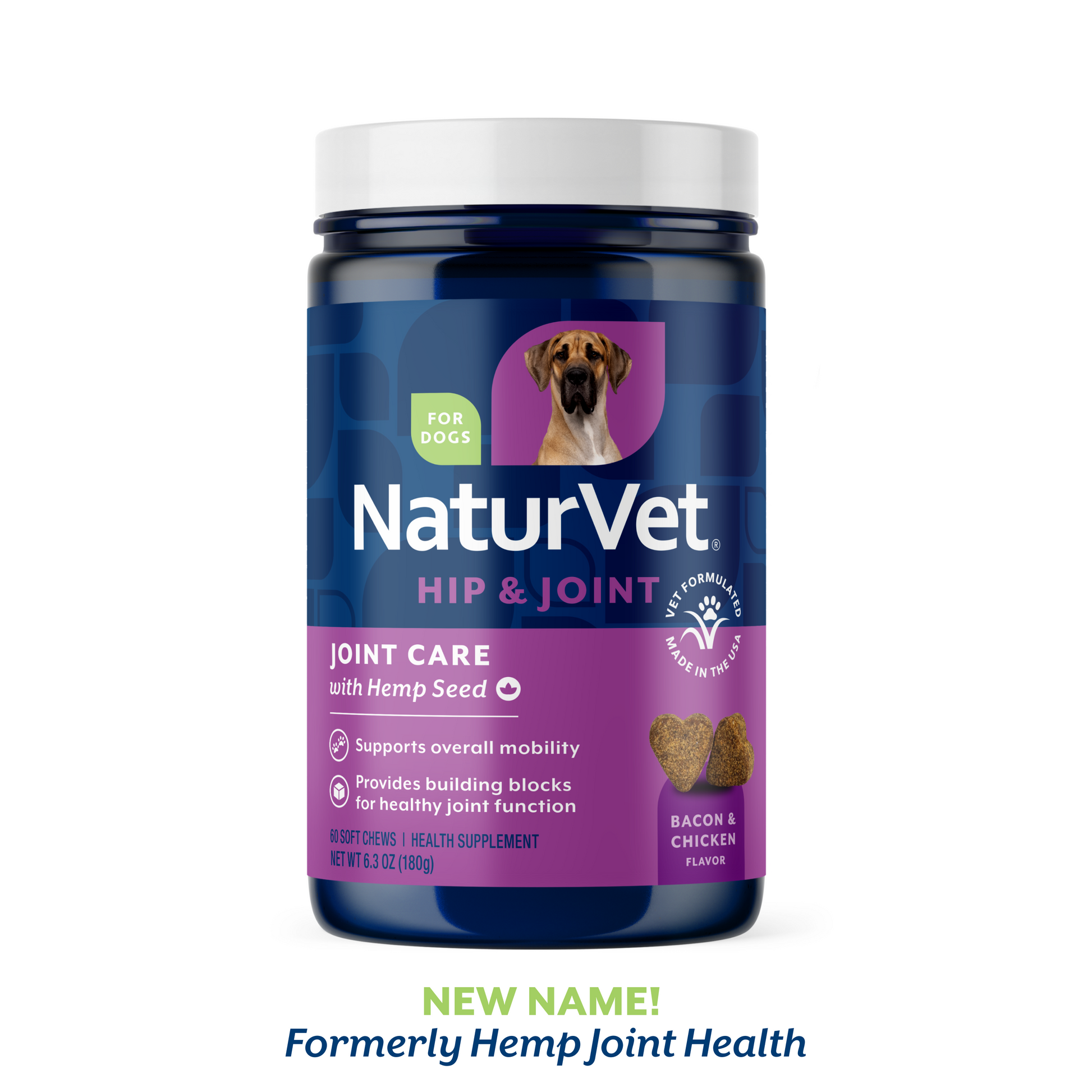 NaturVet Joint Care With Hemp Seed Soft Chews