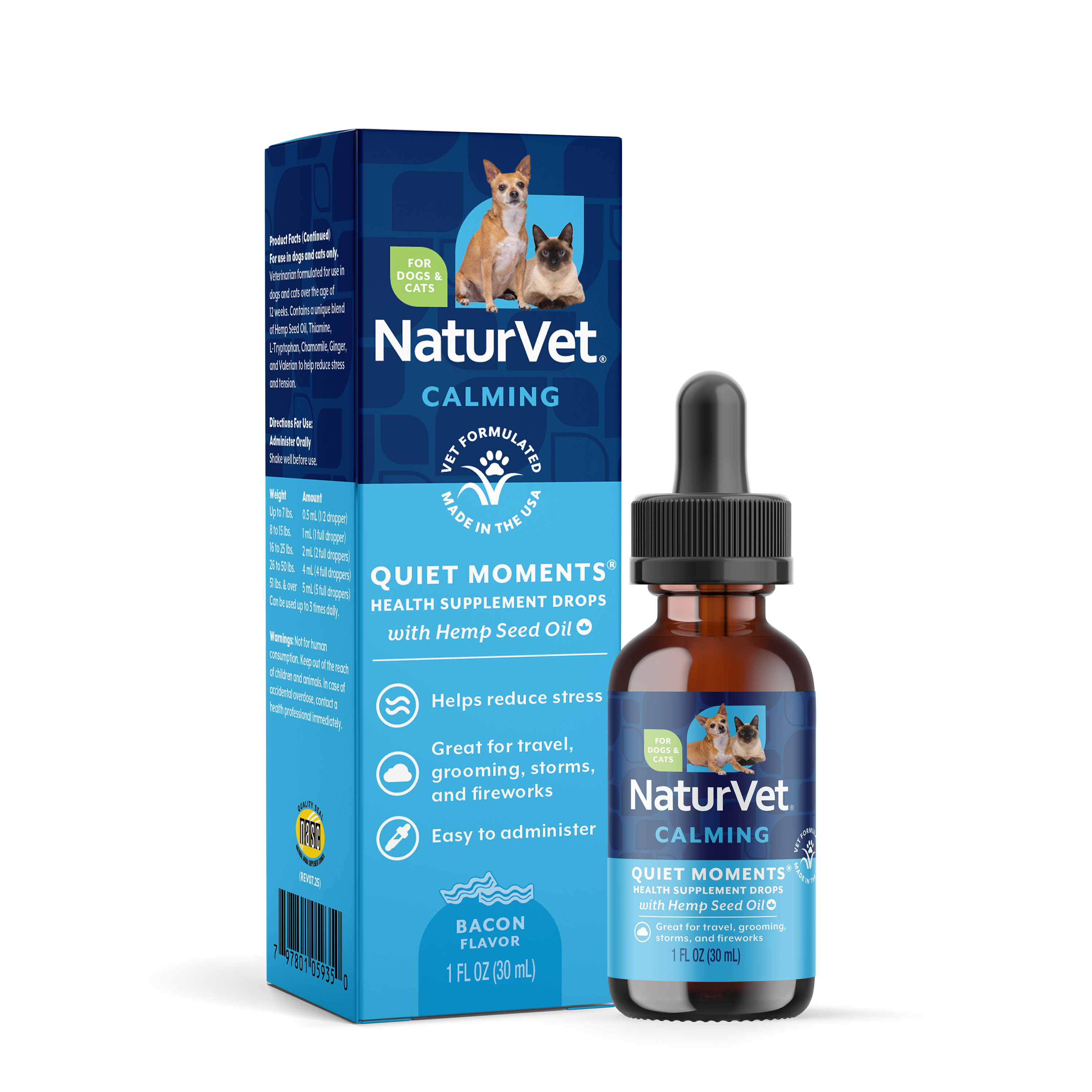 Pet Calming Drops with Hemp - NaturVet®