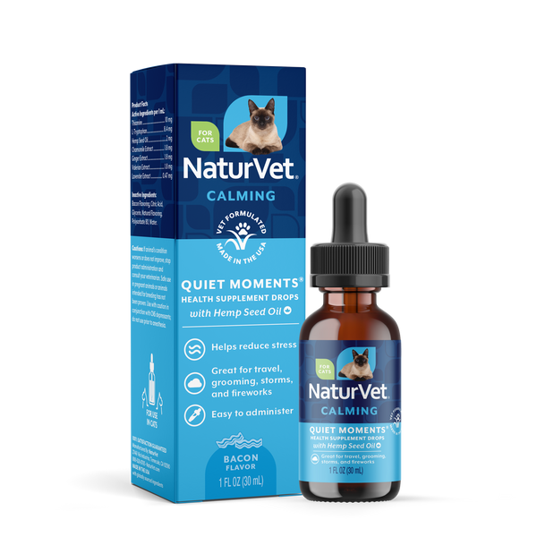 Quiet Moments® with Hemp Seed Oil Calming Drops for Cats