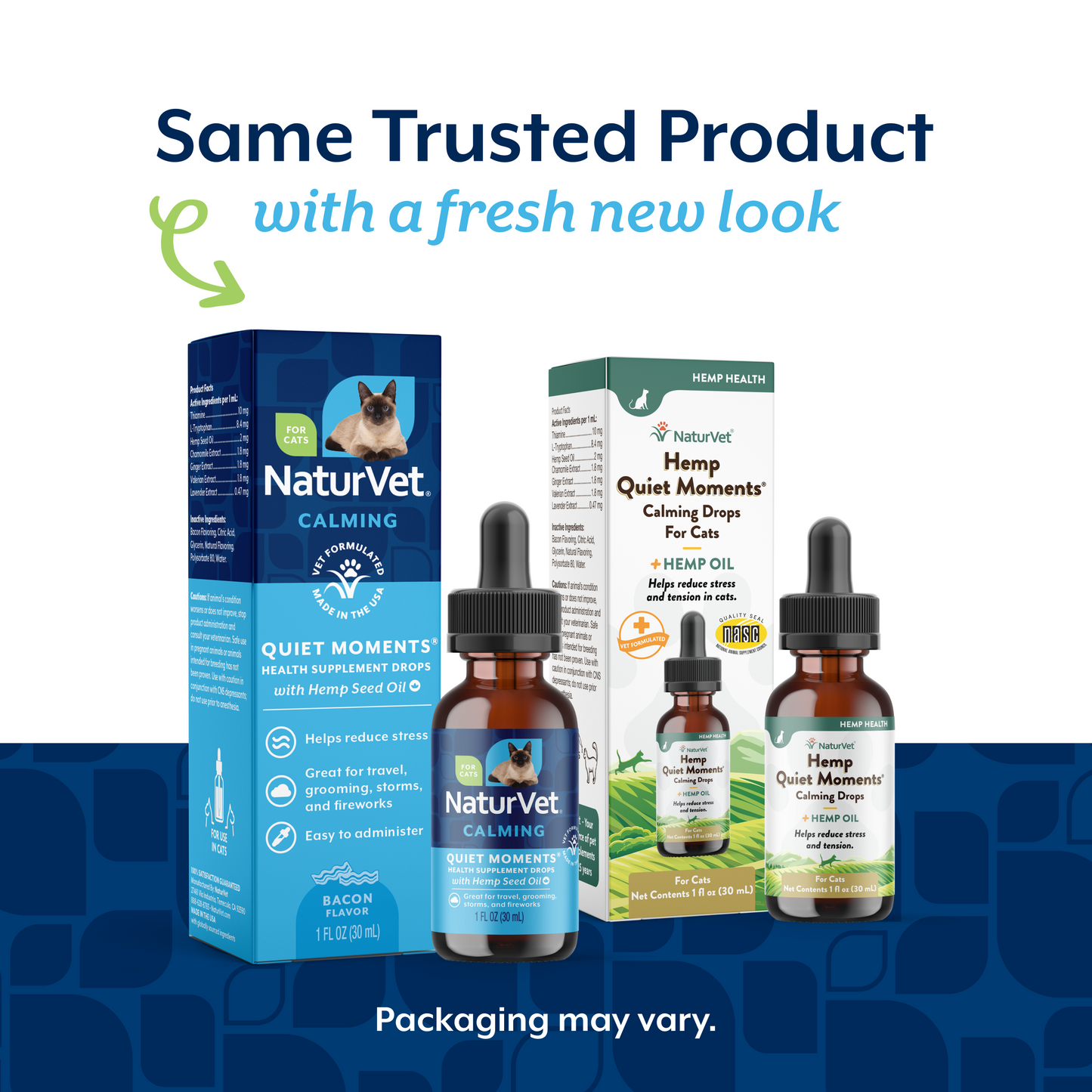Quiet Moments® with Hemp Seed Oil Calming Drops for Cats