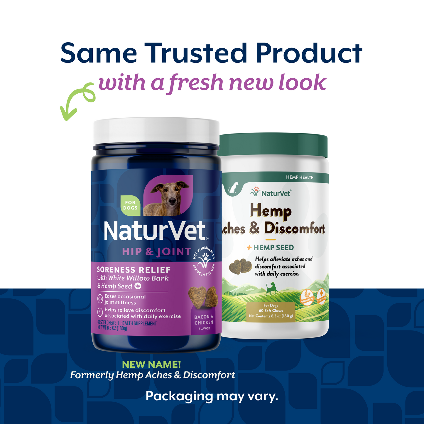 Soreness Relief with Hemp Seed Soft Chews (formerly Hemp Aches & Discomfort)