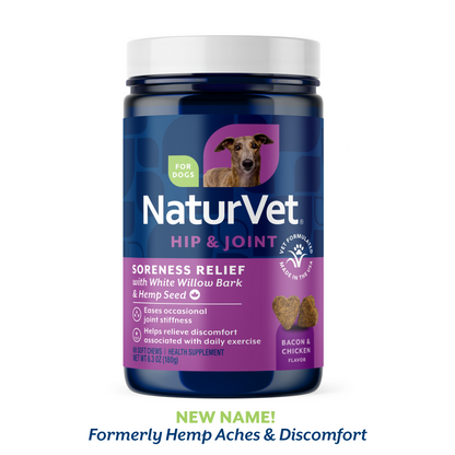 Soreness Relief with Hemp Seed Soft Chews (formerly Hemp Aches & Discomfort)