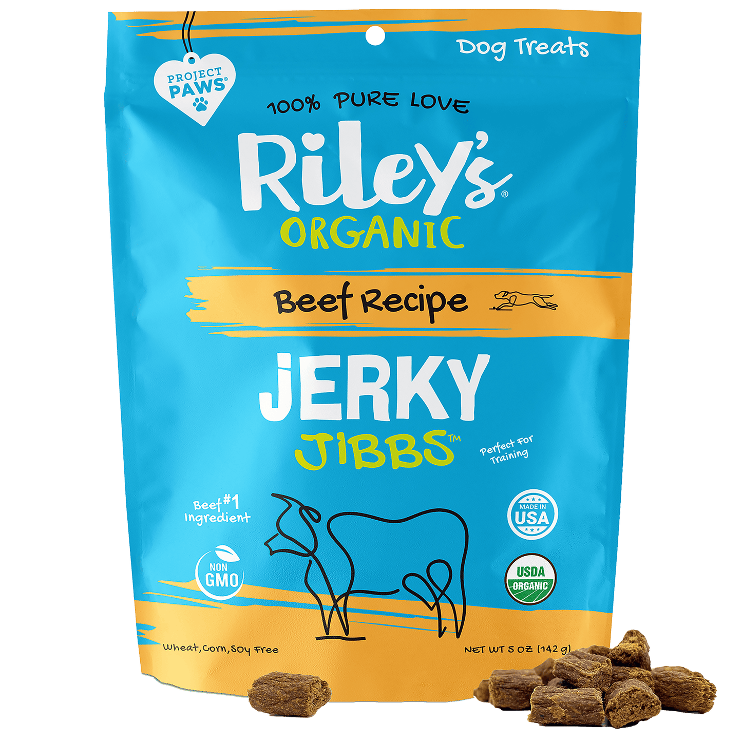 Riley's Organic Beef Recipe Jerky Jibbs