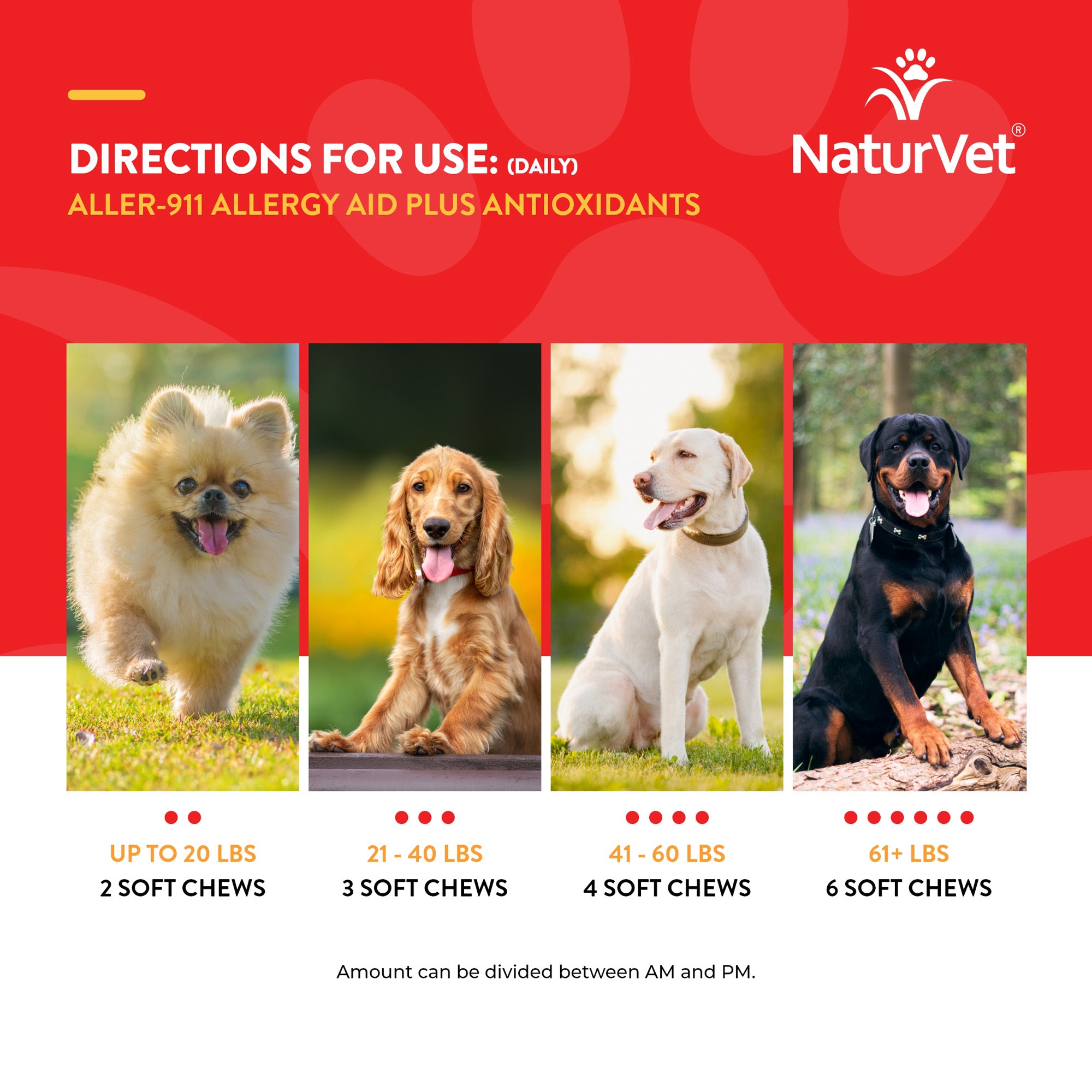 Naturvet hemp allergy aid soft chews for clearance dogs