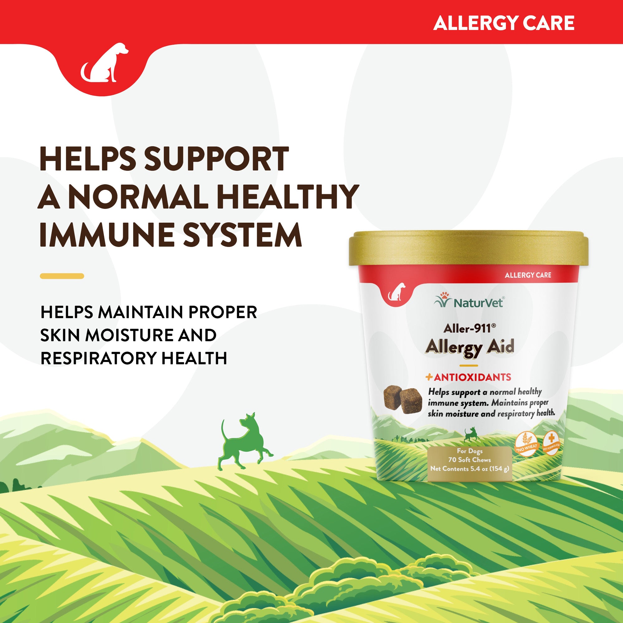 Naturvet hemp hot sale allergy aid