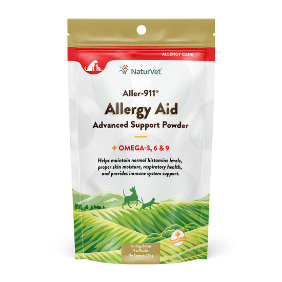 NaturVet® aller-911 allergy aid advanced dog cat 9 oz