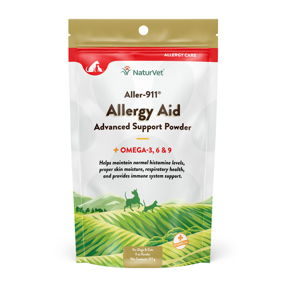 NaturVet® aller-911 allergy aid advanced dog cat 9 oz