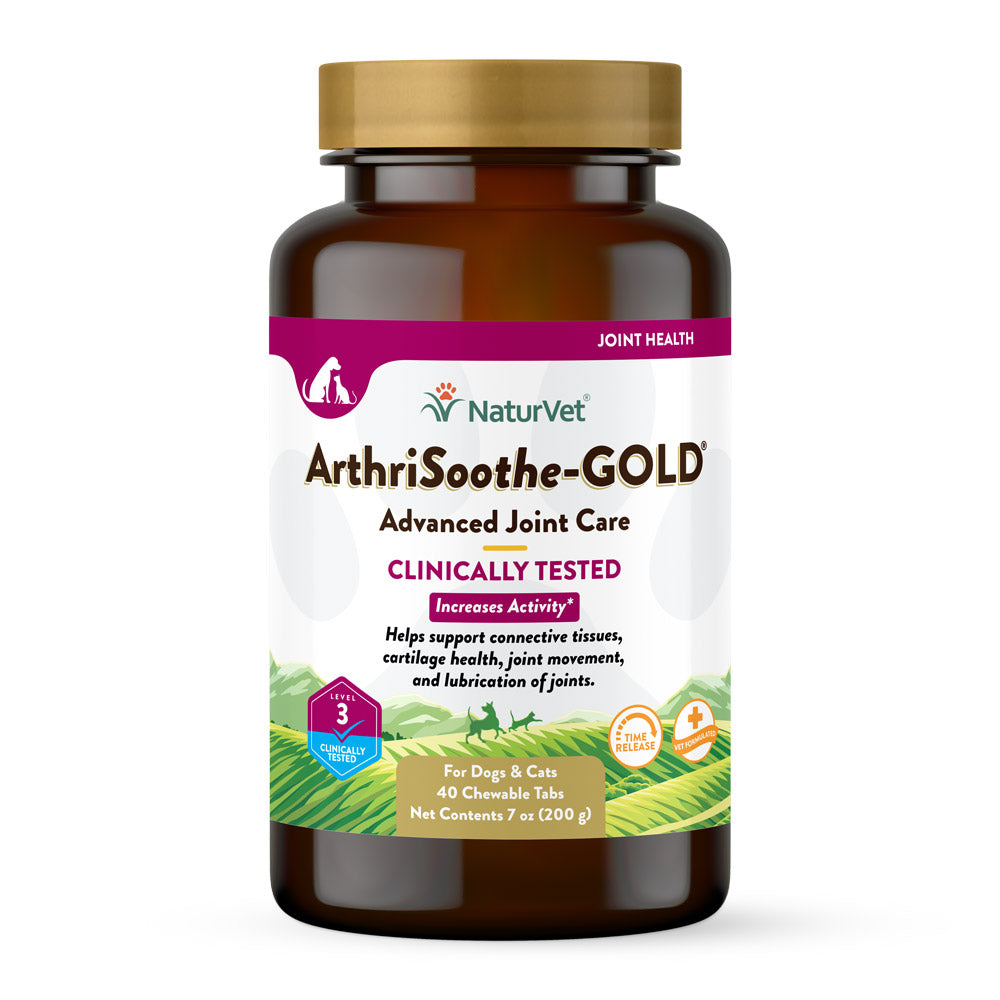 NaturVet ArthriSoothe-Gold Advanced Joint Care Chewable Tablets