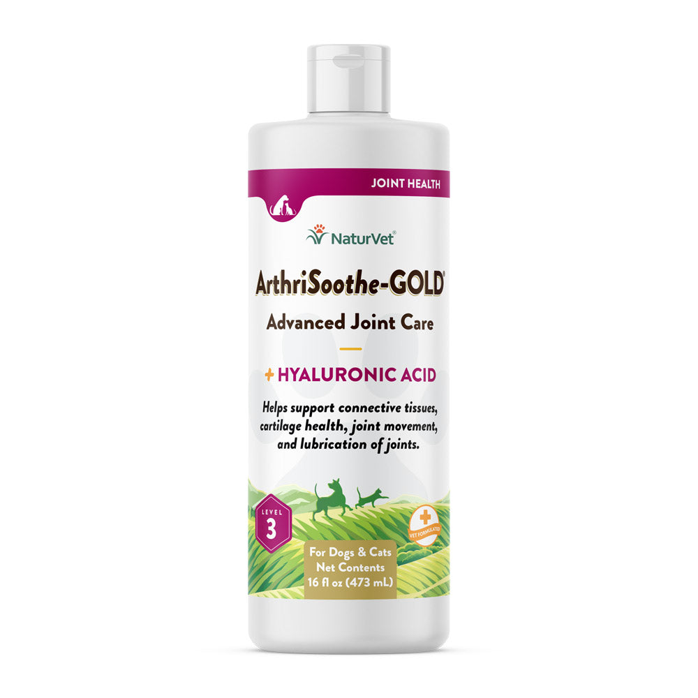 NaturVet Arthrisoothe-Gold Advanced Joint Care Liquid Supplement