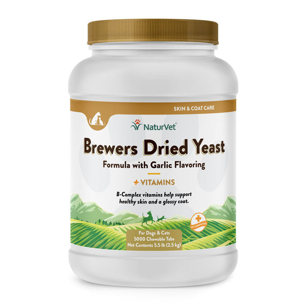 Brewers Dried Yeast With Garlic Chewable Tablets