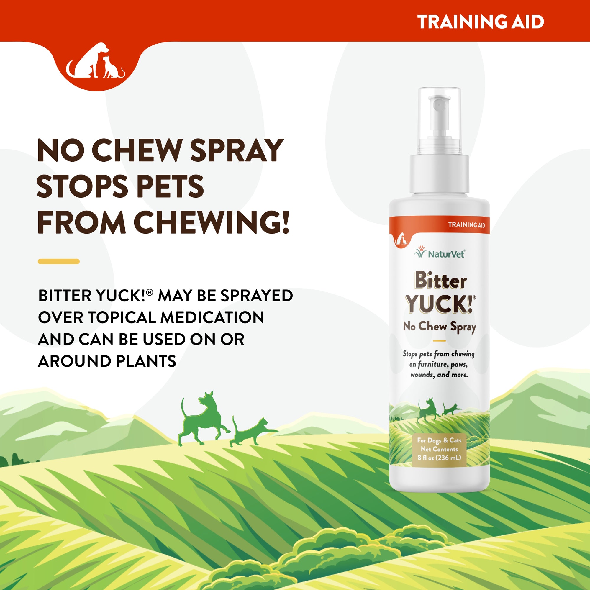 Bitter YUCK Pet Bitter Spray NaturVet