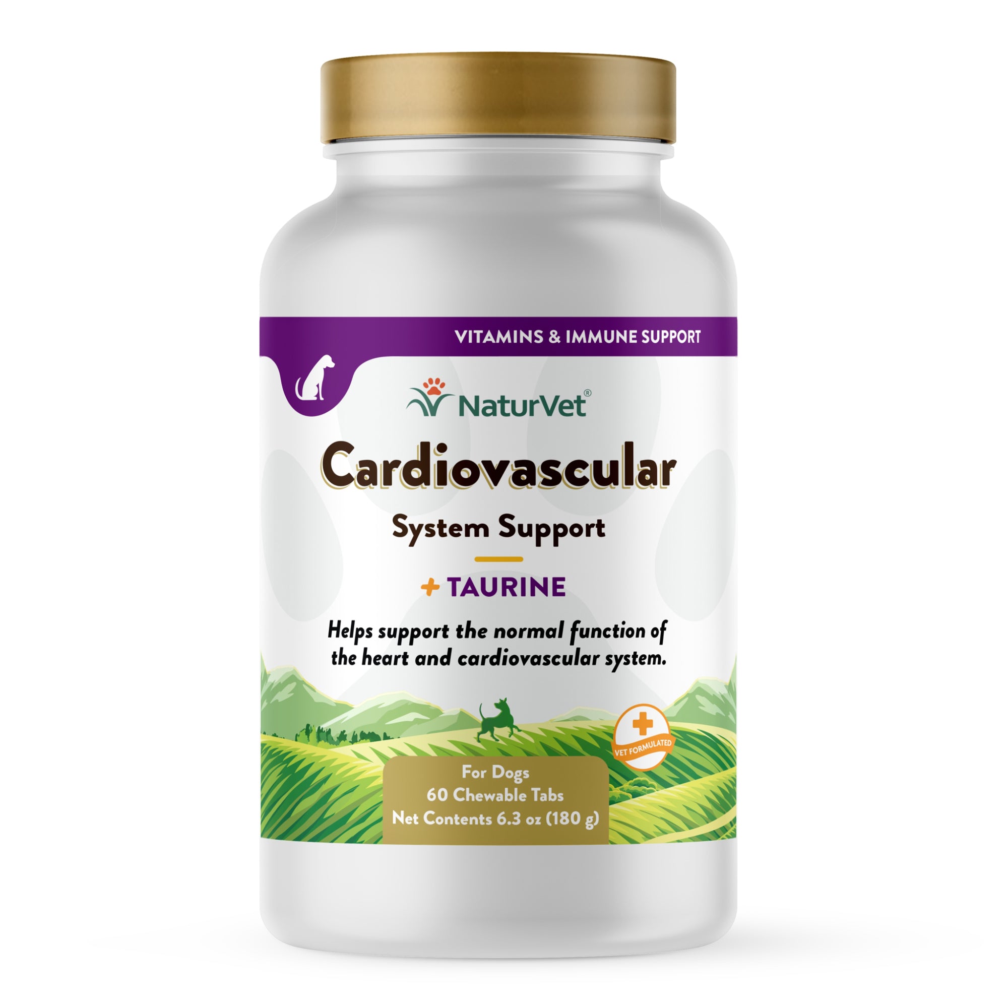 Cardiovascular Support Tablets for Dogs NaturVet