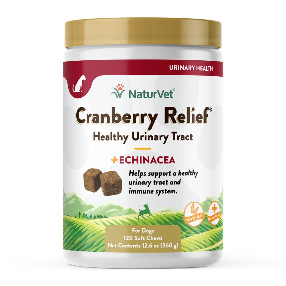 Cranberry Relief Dog Urinary Soft Chews NaturVet