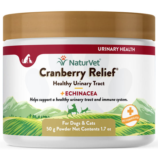 NaturVet® Cranberry Relief® Dog and Cat Urinary Powder 1.7oz