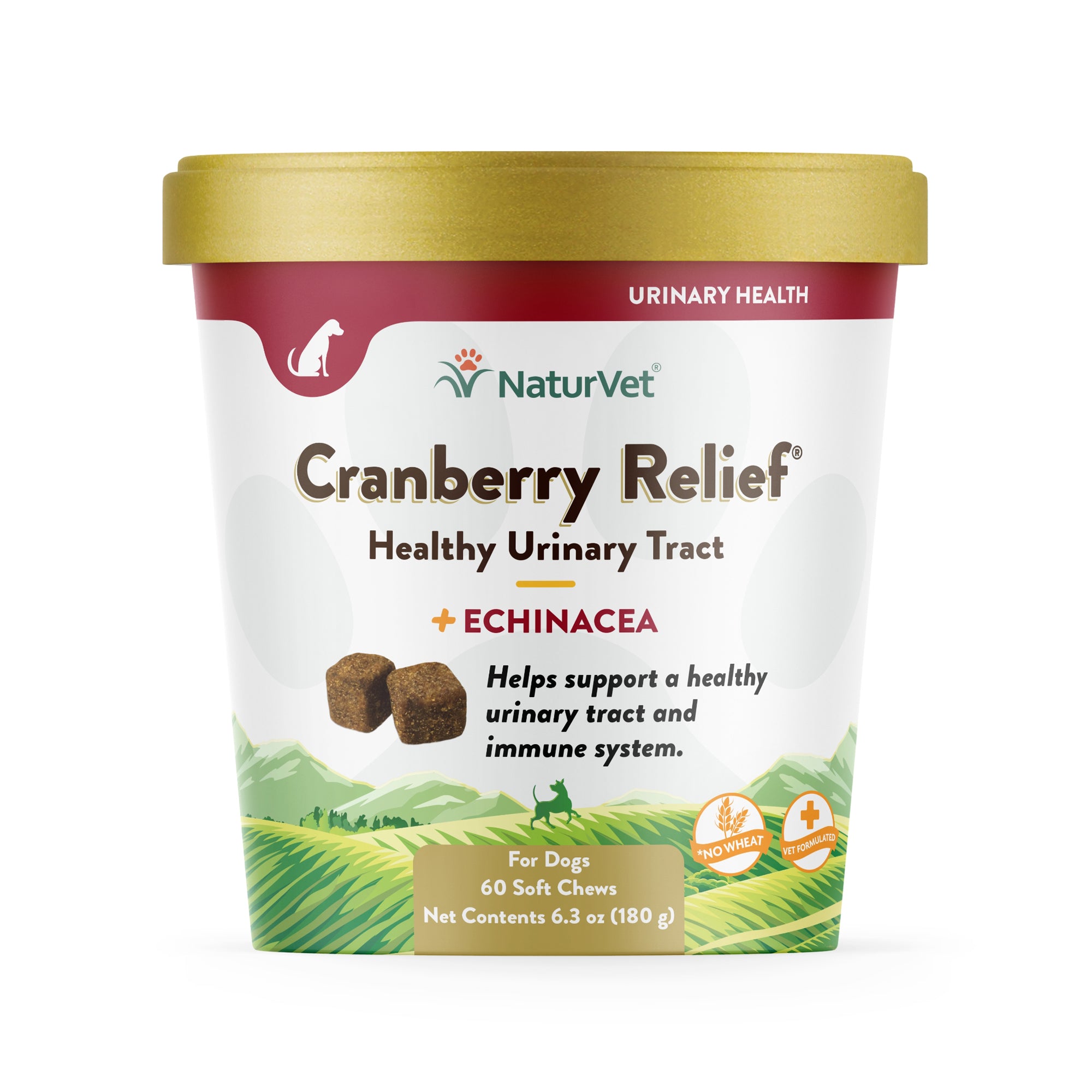 Cranberry Relief Dog Urinary Soft Chews NaturVet