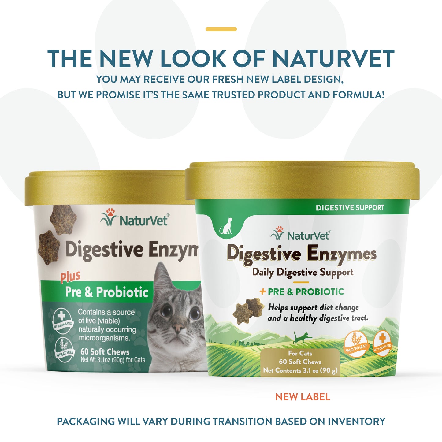 Digestive Enzymes Cat Soft Chews with Prebiotic & Probiotic