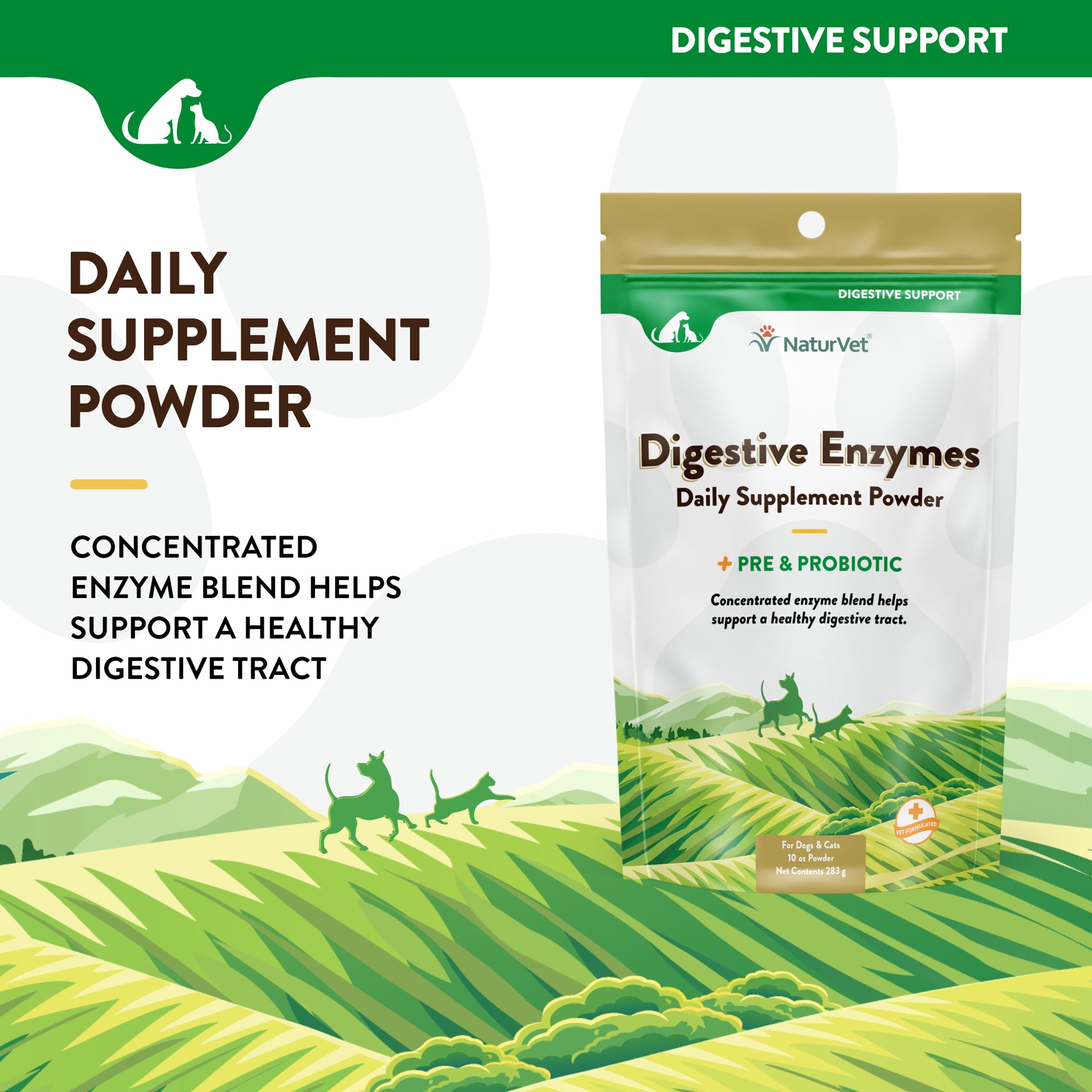 Naturvet digestive enzymes powder hotsell