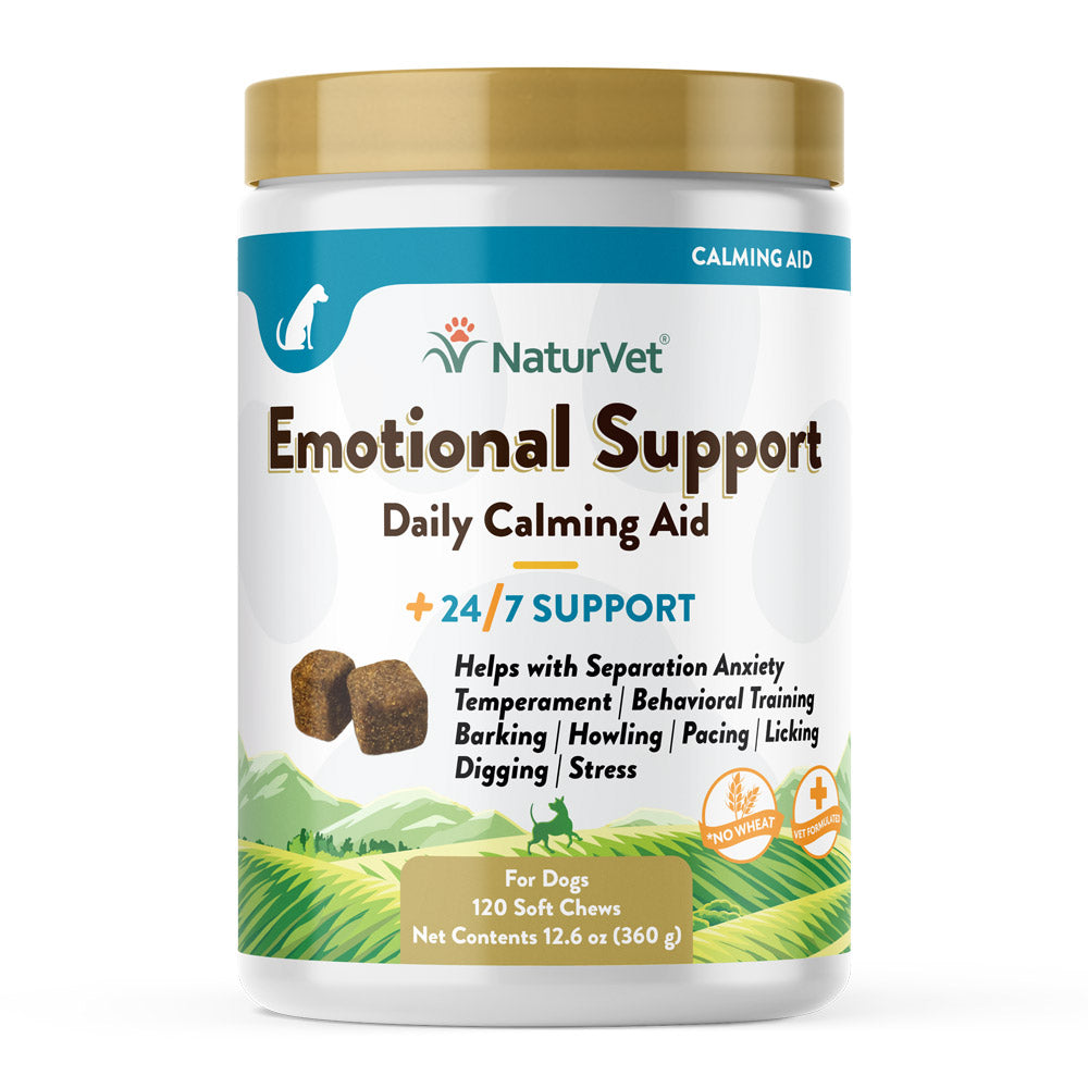 NaturVet® Emotional Support Dog Calming Aid 120 ct
