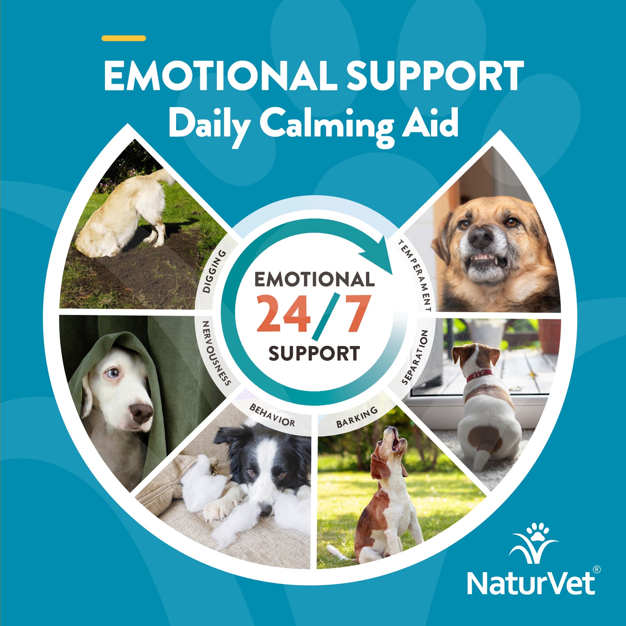 Emotional Support Dog Calming Aid NaturVet