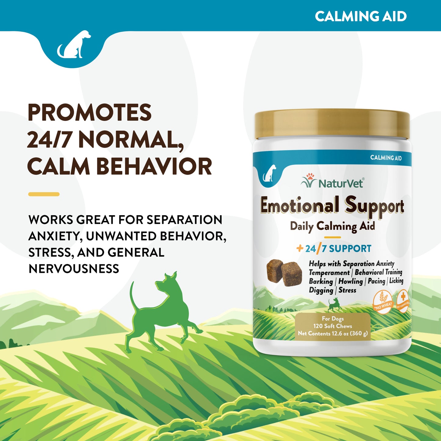 Emotional Support Dog Calming Aid (24/7 Support)